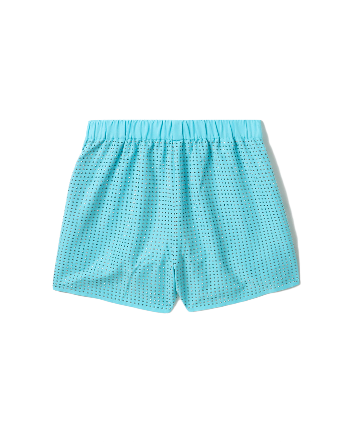 AUTORRETRATO Pantalones cortos de tafetán termofijado