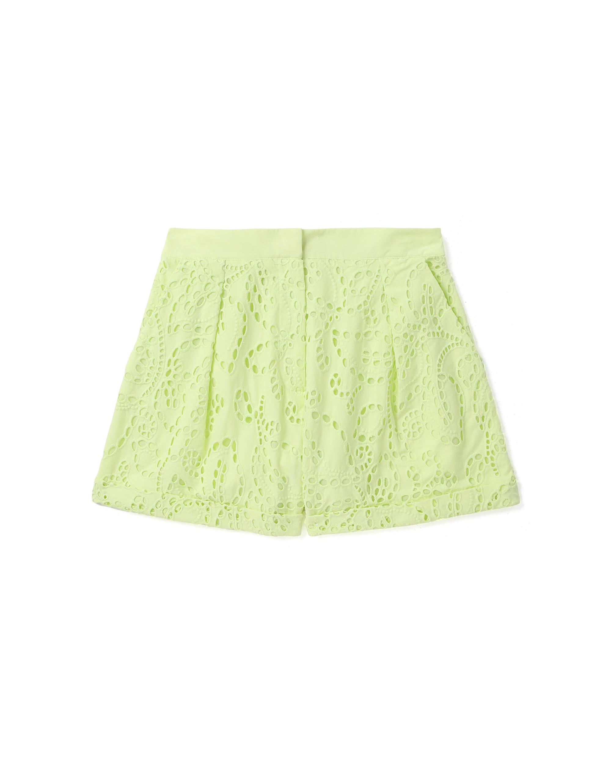 AUTORRETRATO Pantalones cortos bordados