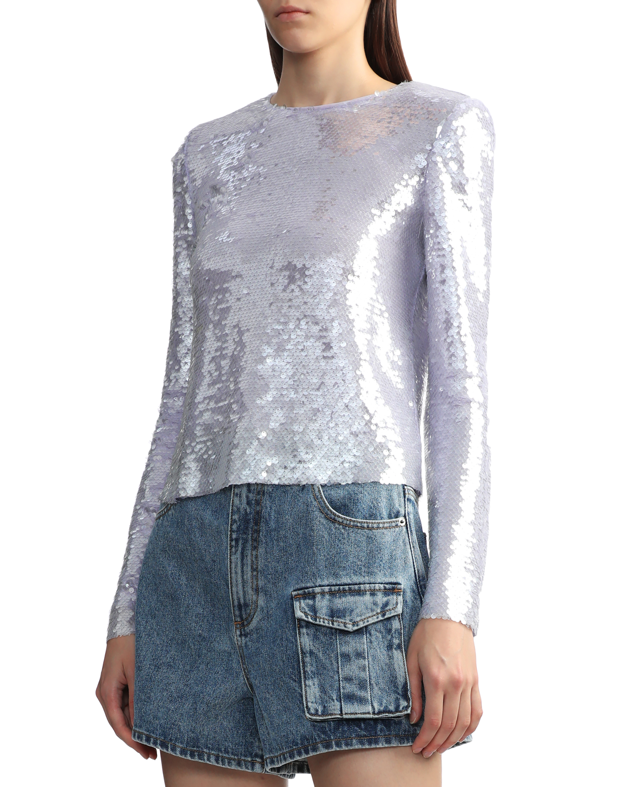 AUTORRETRATO Top de lentejuelas