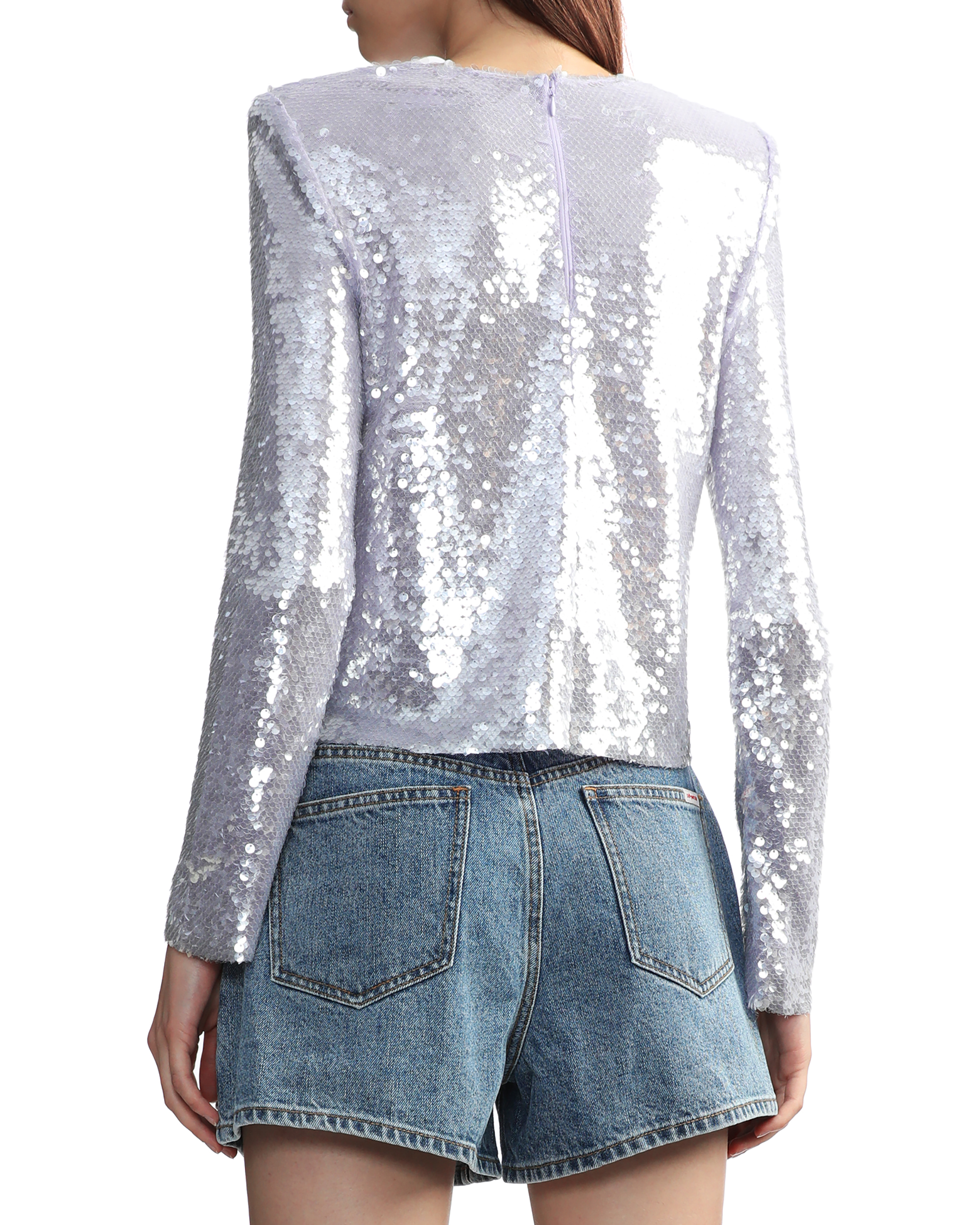 AUTORRETRATO Top de lentejuelas