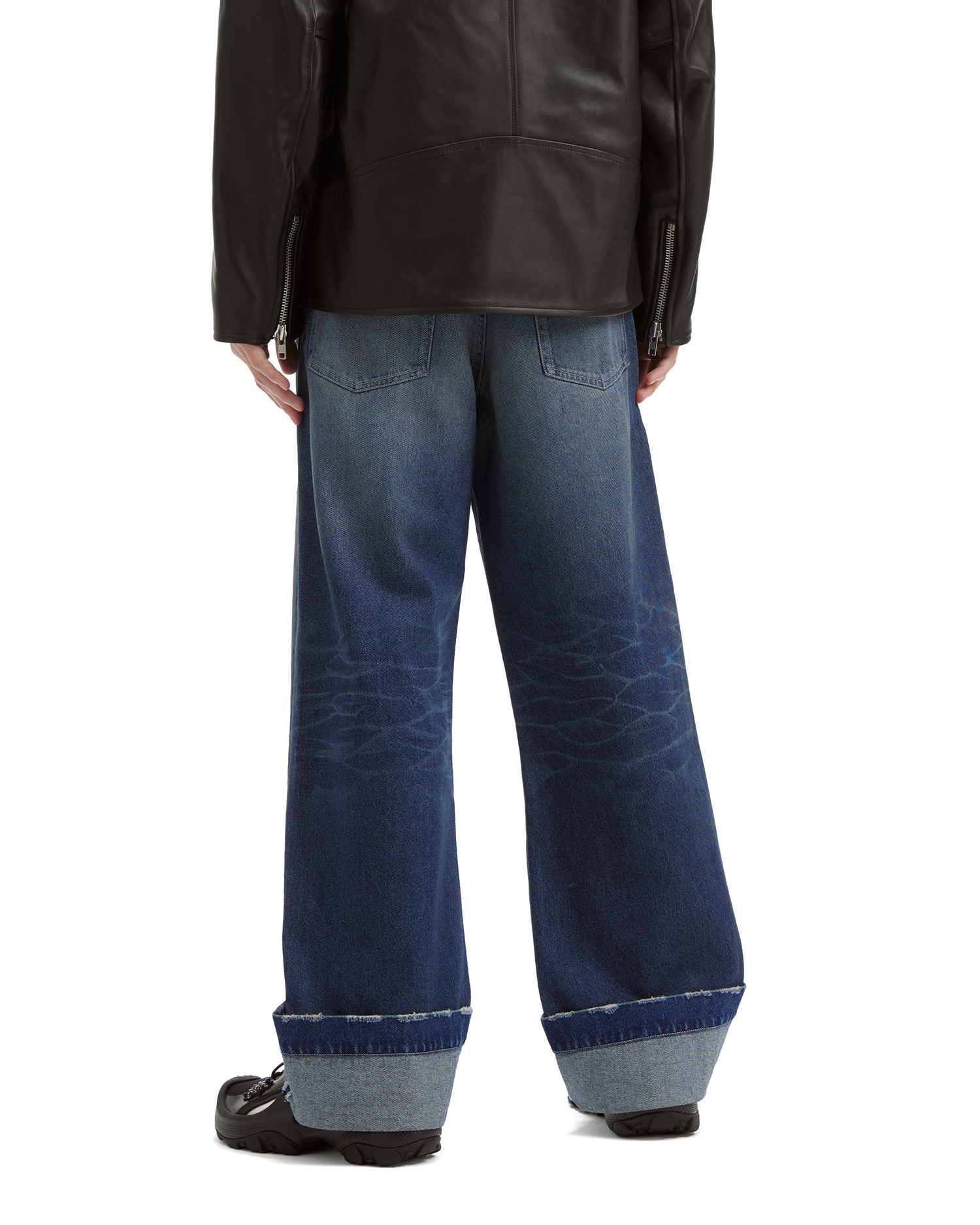 SIMONE ROCHA ダメージ加工ストレートレッグジーンズ