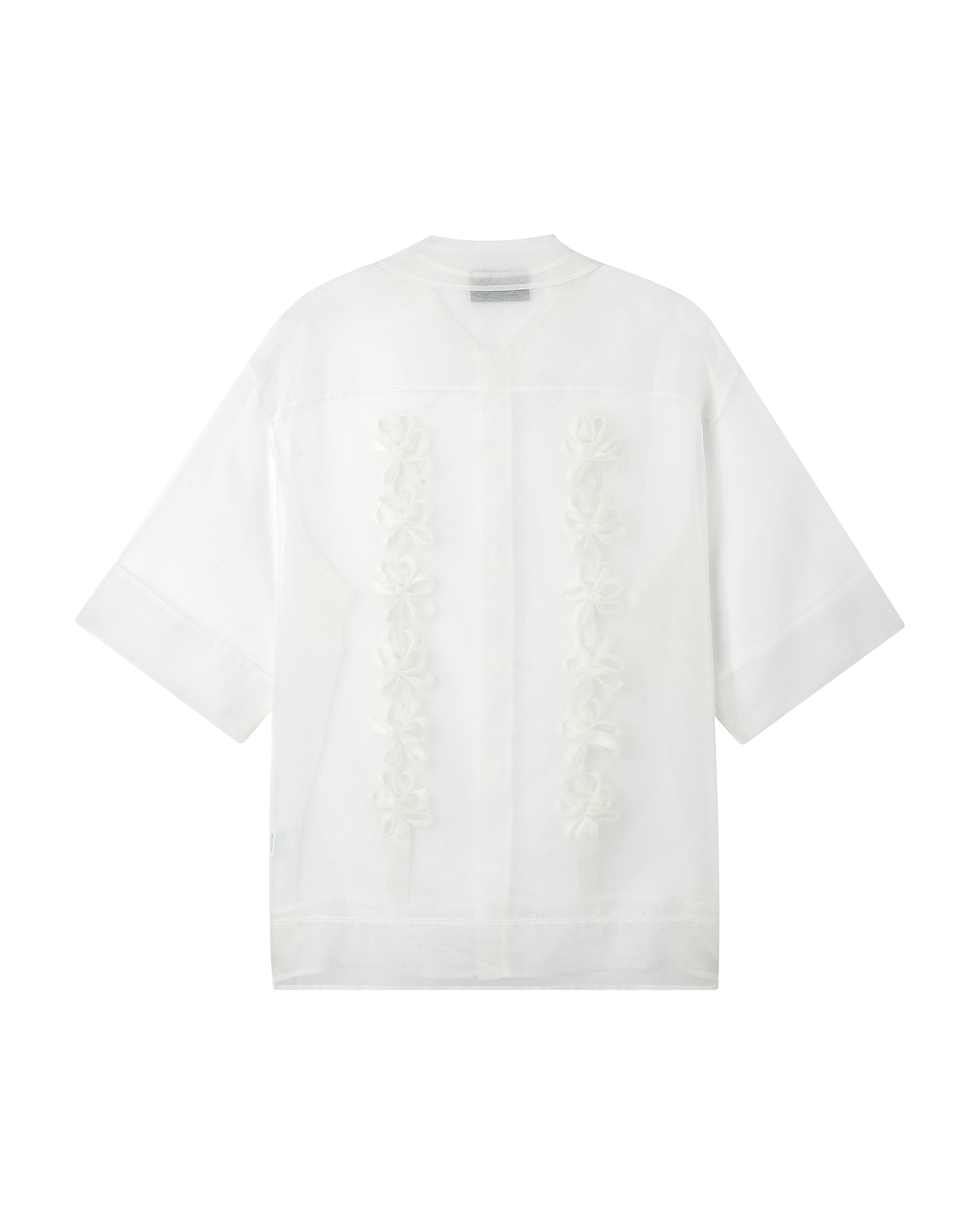 SIMONE ROCHA フローラルメッシュシャツ