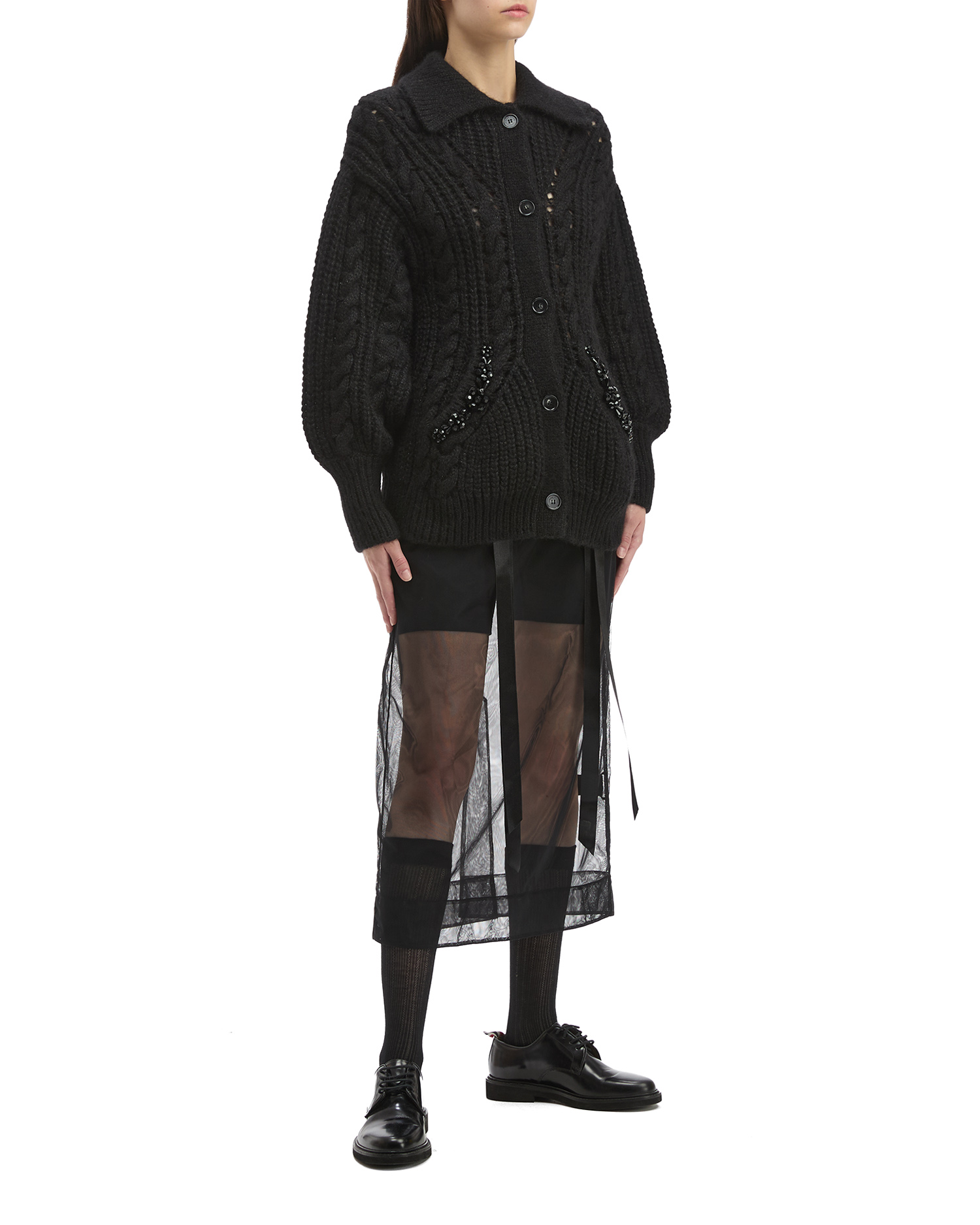 SIMONE ROCHA ビーズカーディガン