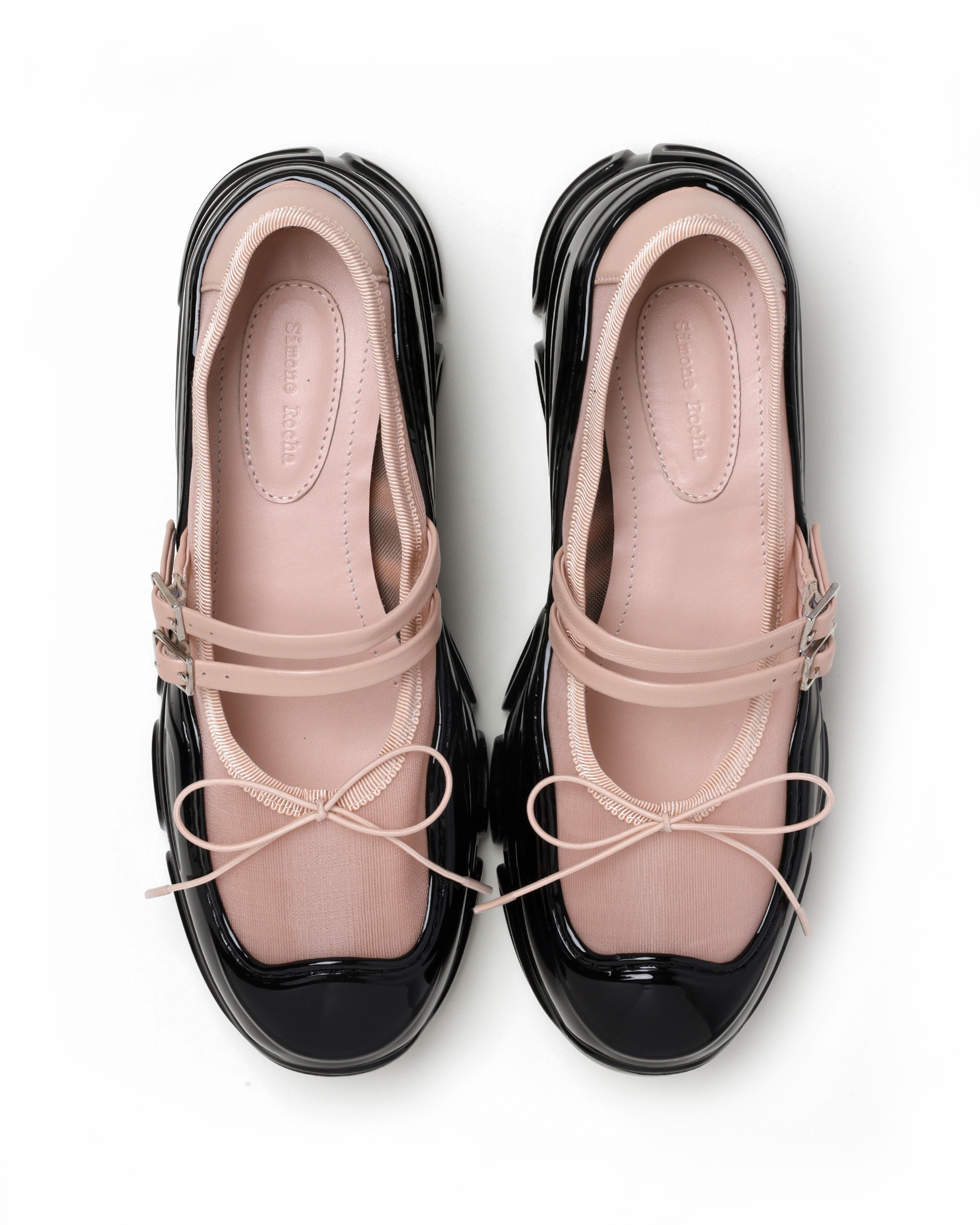 SIMONE ROCHA バックルストラップ トラッカー バレリーナ