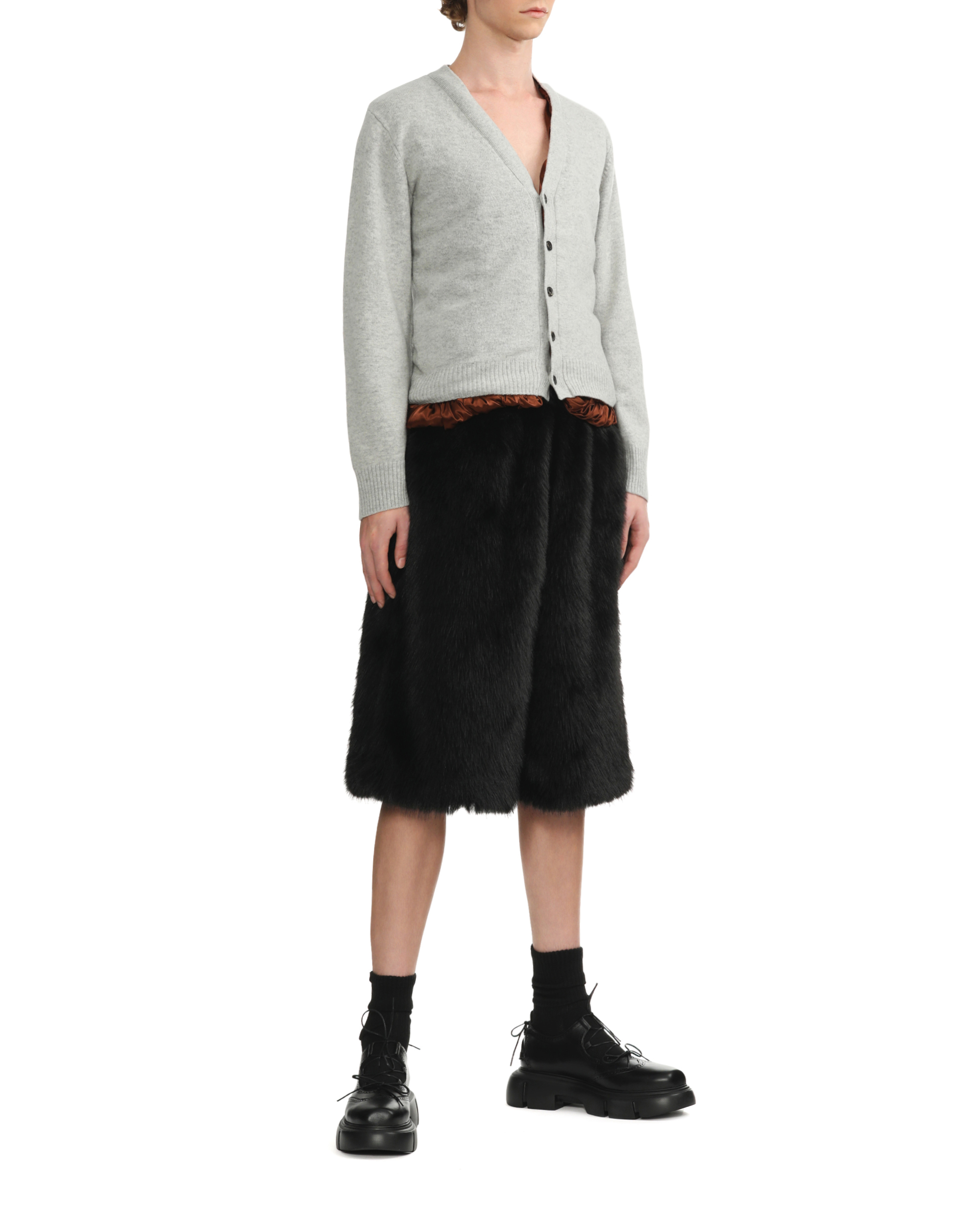 SIMONE ROCHA フェイクファーショートパンツ