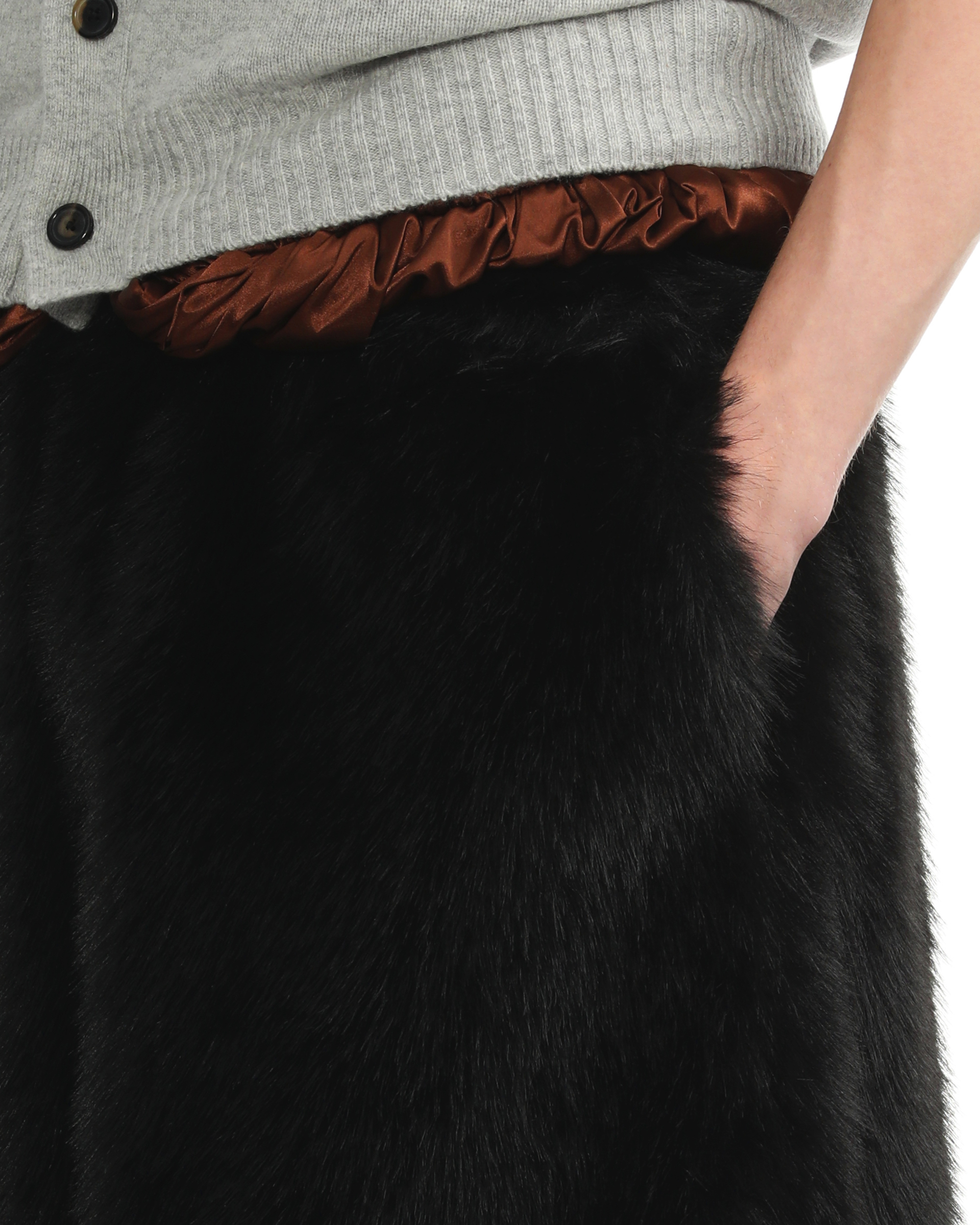 SIMONE ROCHA フェイクファーショートパンツ