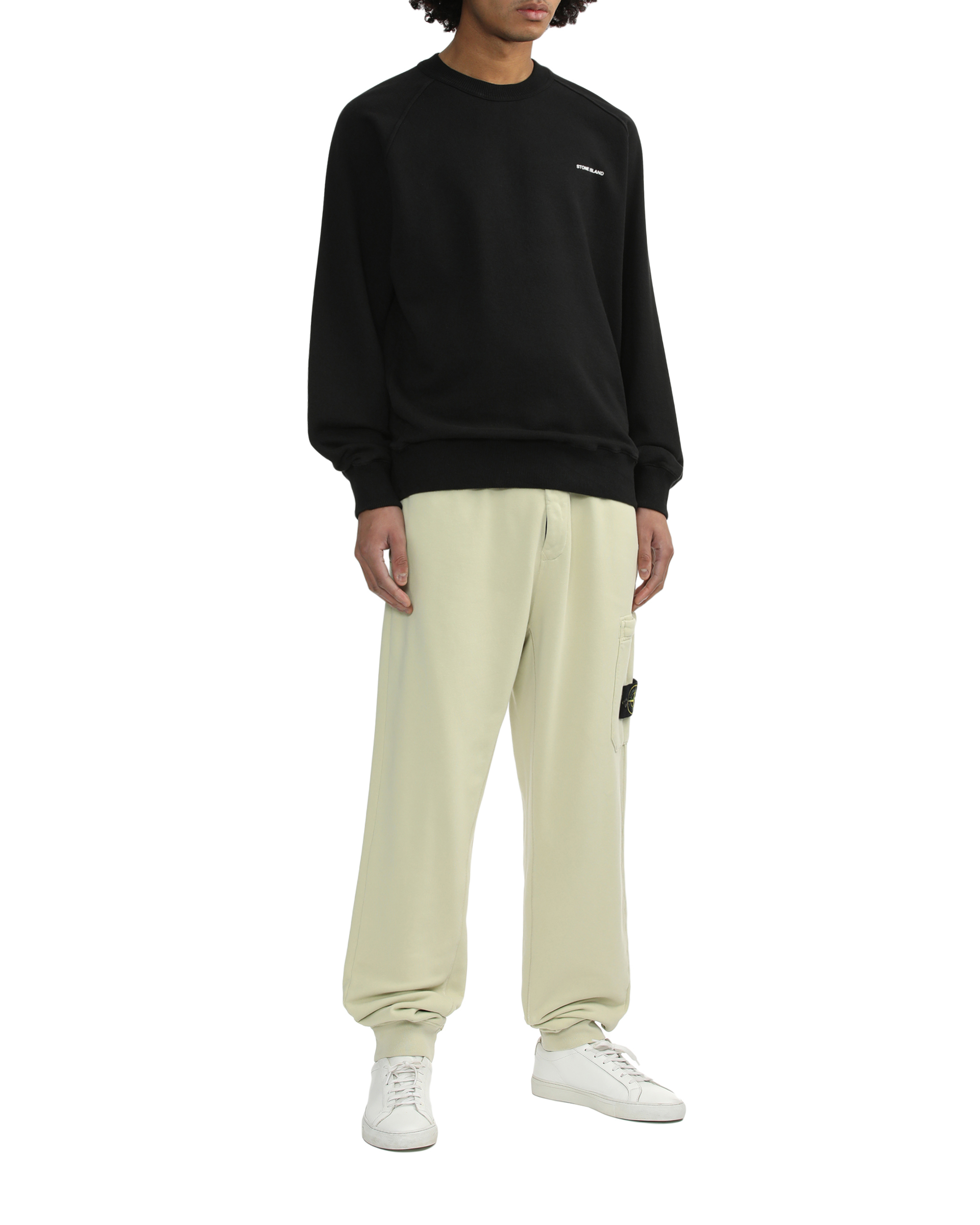 Pantalones deportivos con parche del logo de STONE ISLAND