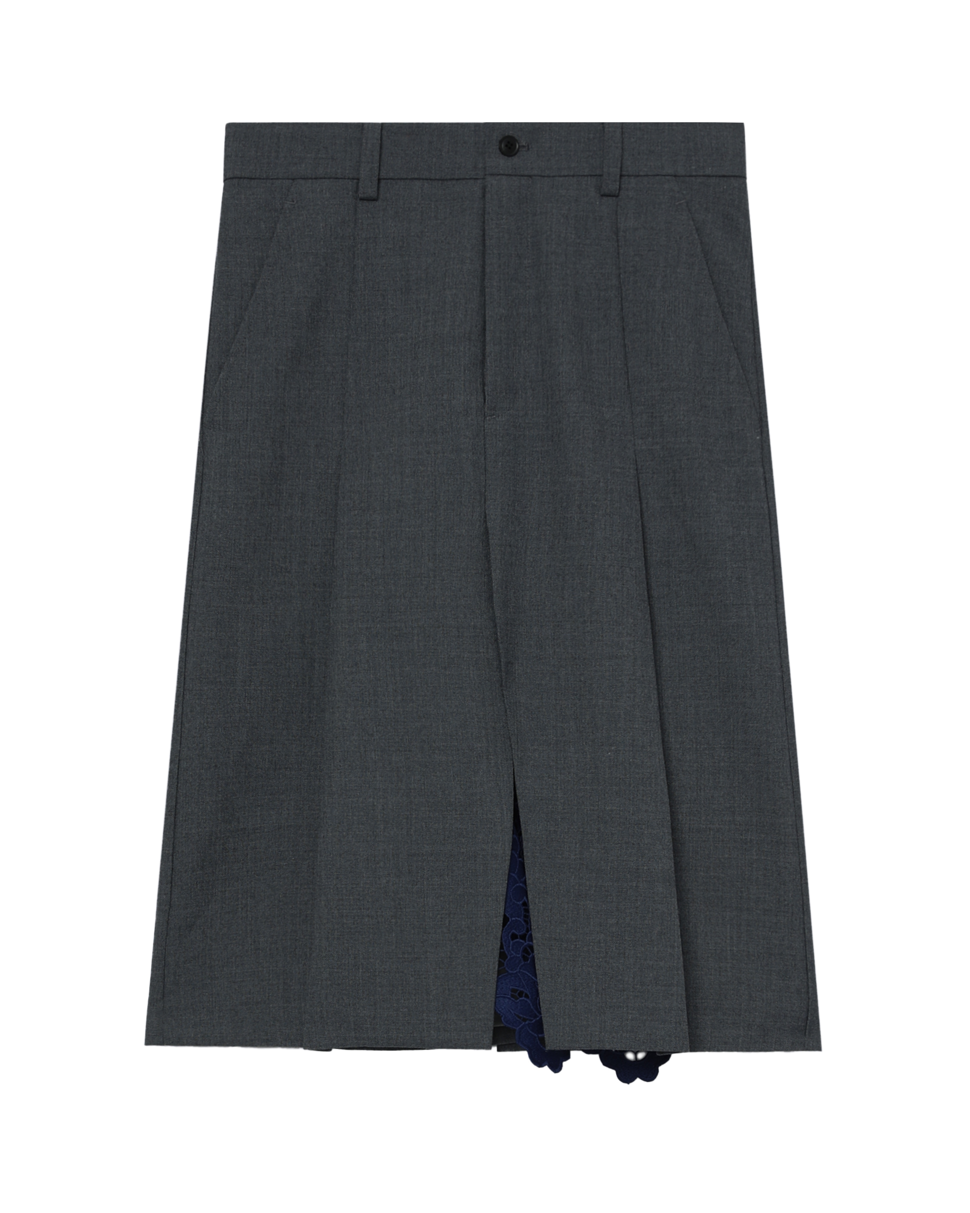 TOGA ARCHIVES Oxford lace skirt