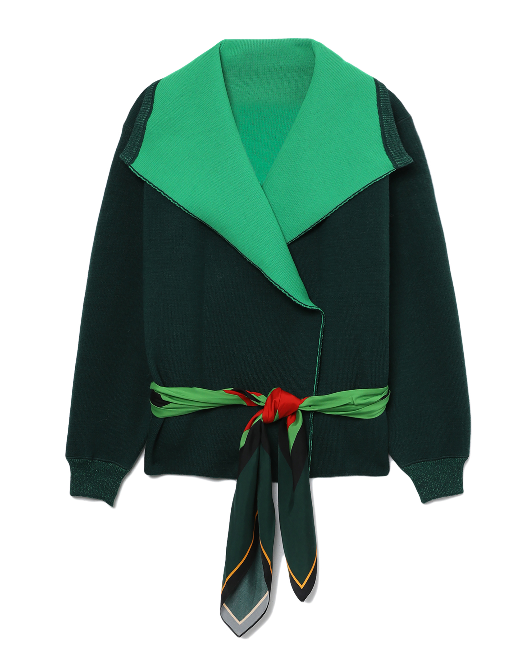 TOGA ARCHIVES Scarf wrap cardigan