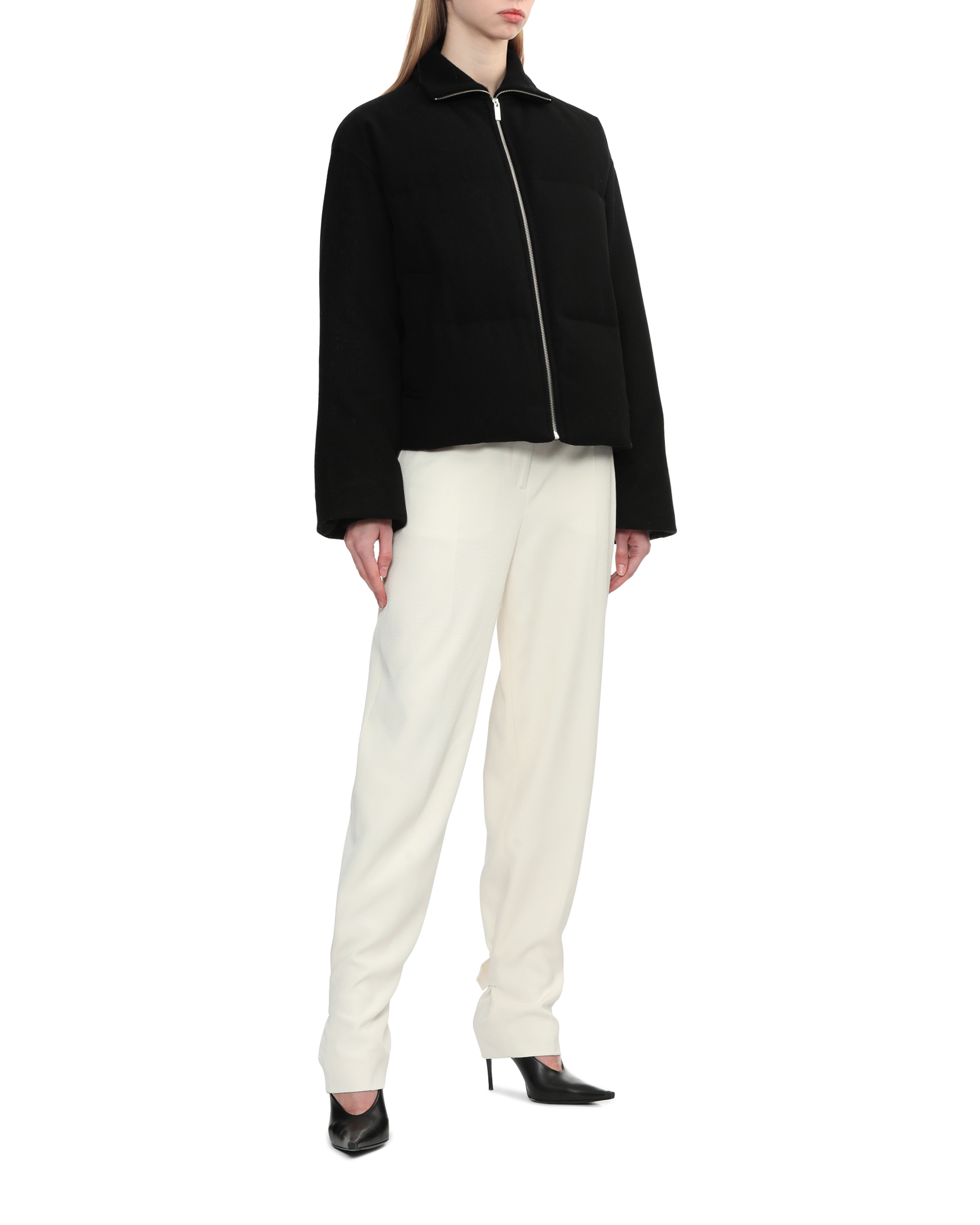 TOTEME Flannel puffer jacket