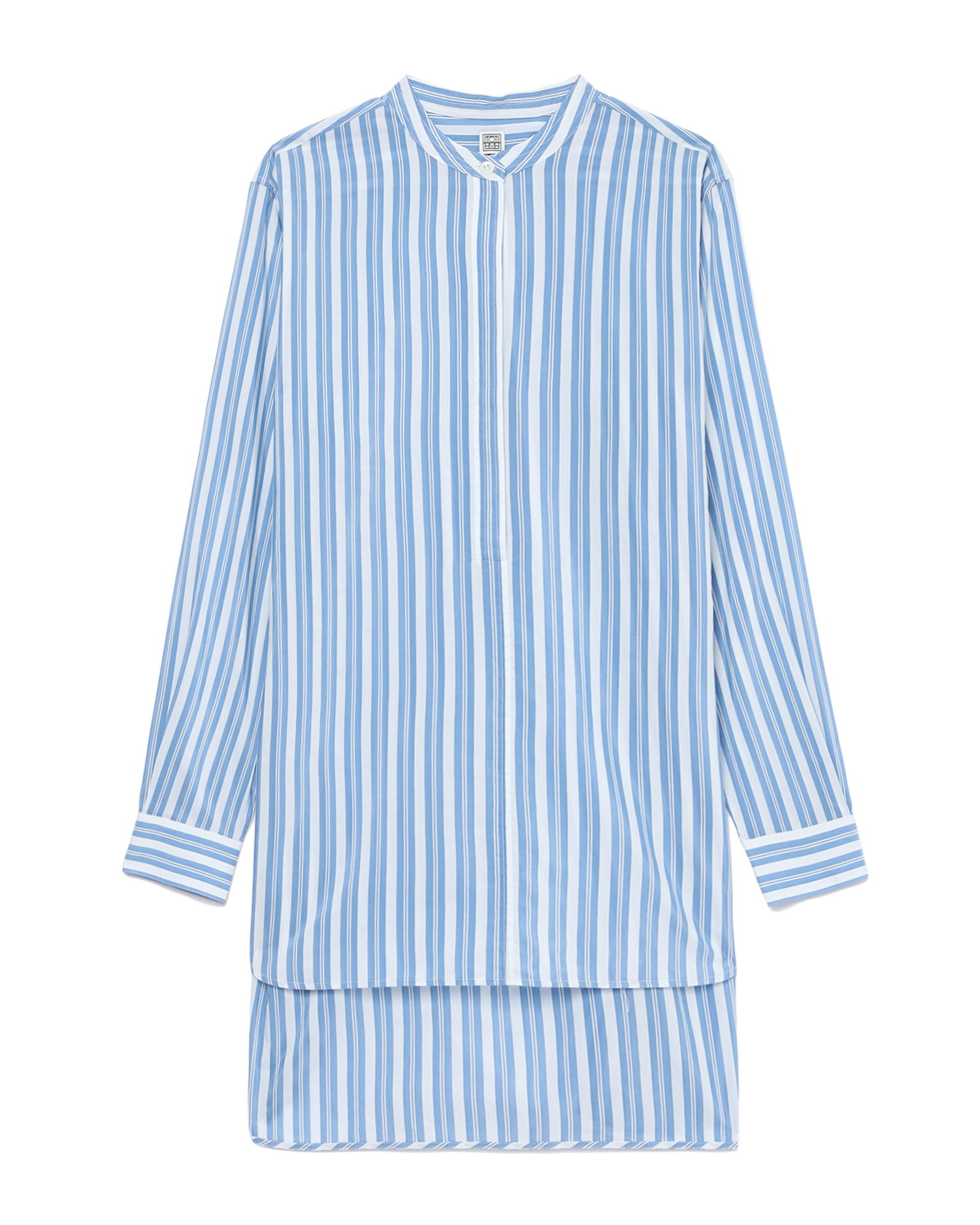 TOTEME Long cotton silk shirt