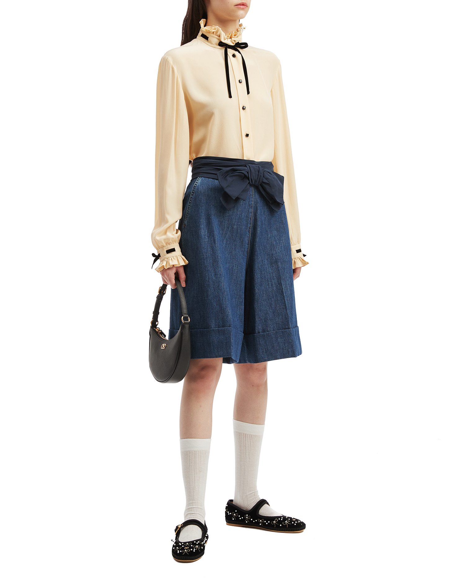 Blusa con volantes VALENTINO