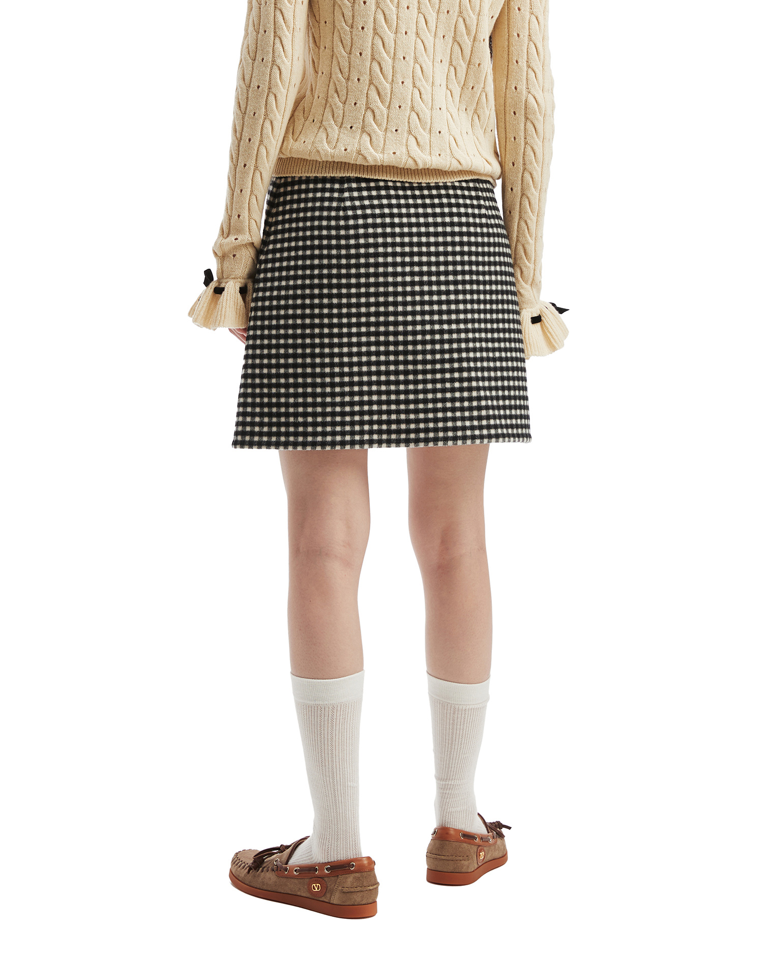 Falda de cuadros VALENTINO