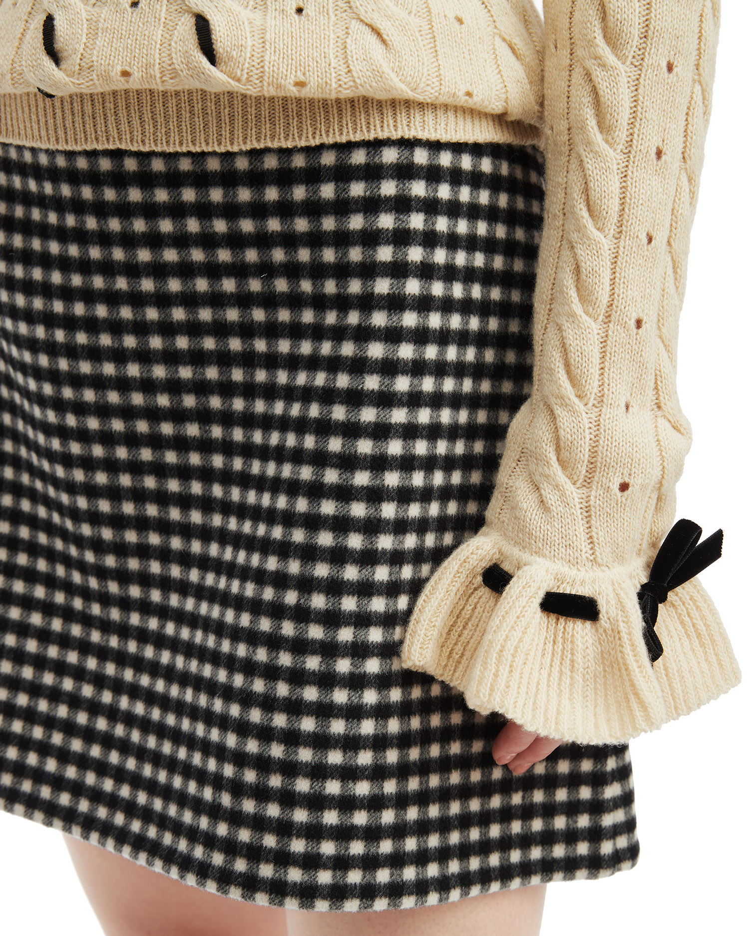 Falda de cuadros VALENTINO