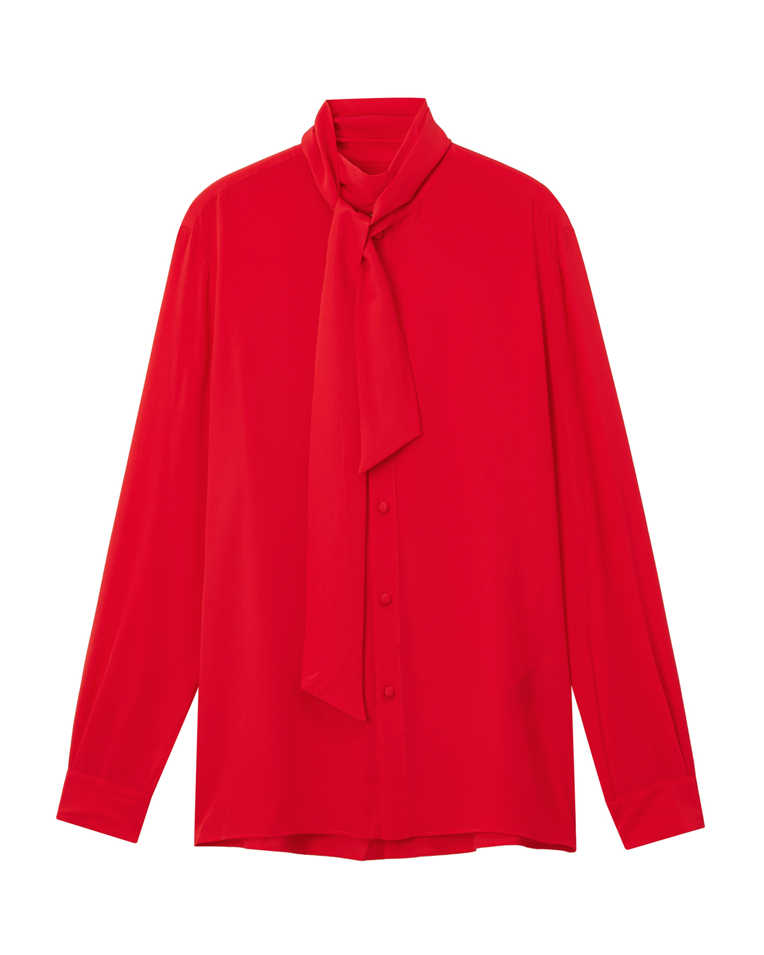 Camisa con cuello bufanda de VALENTINO