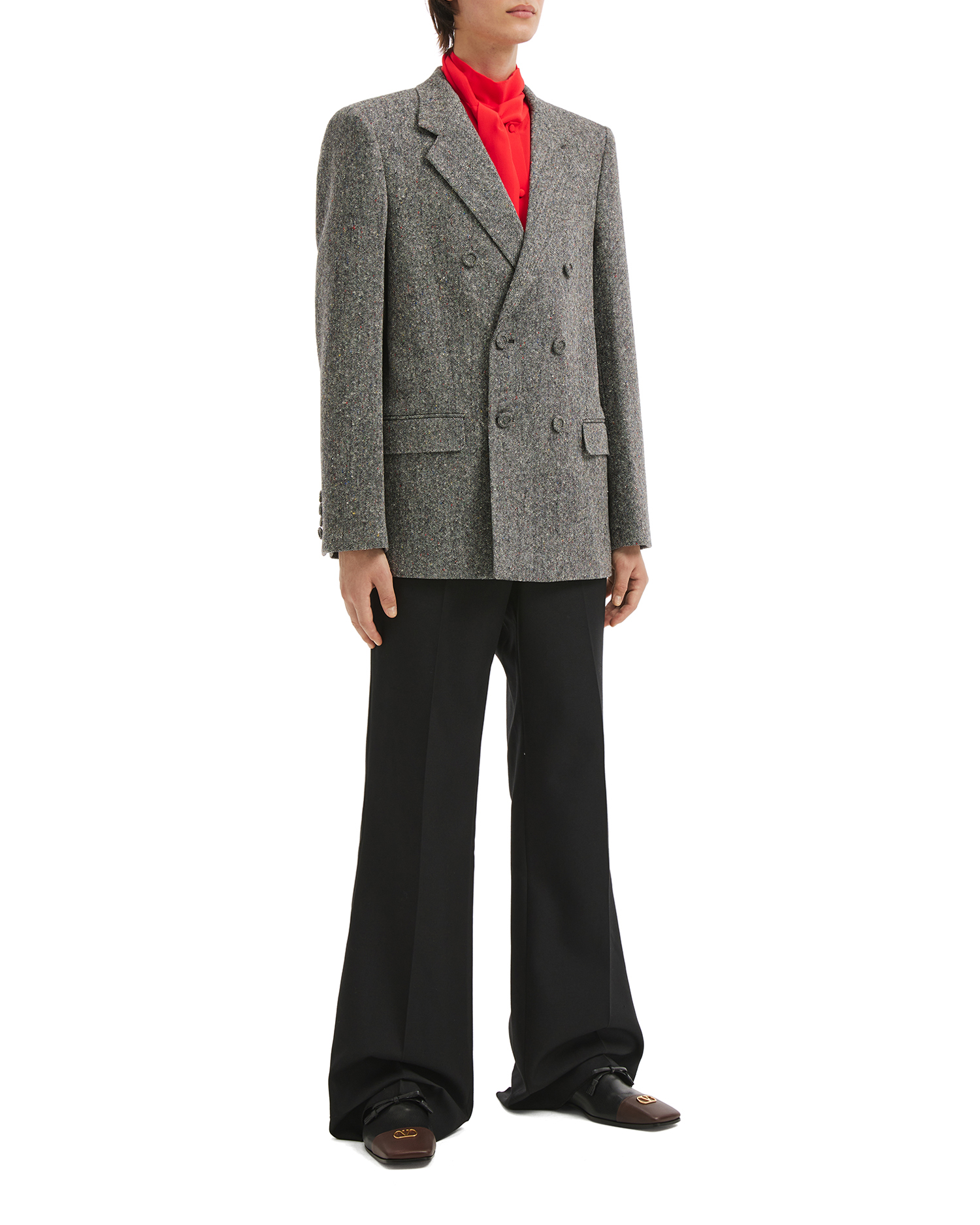 Camisa con cuello bufanda de VALENTINO