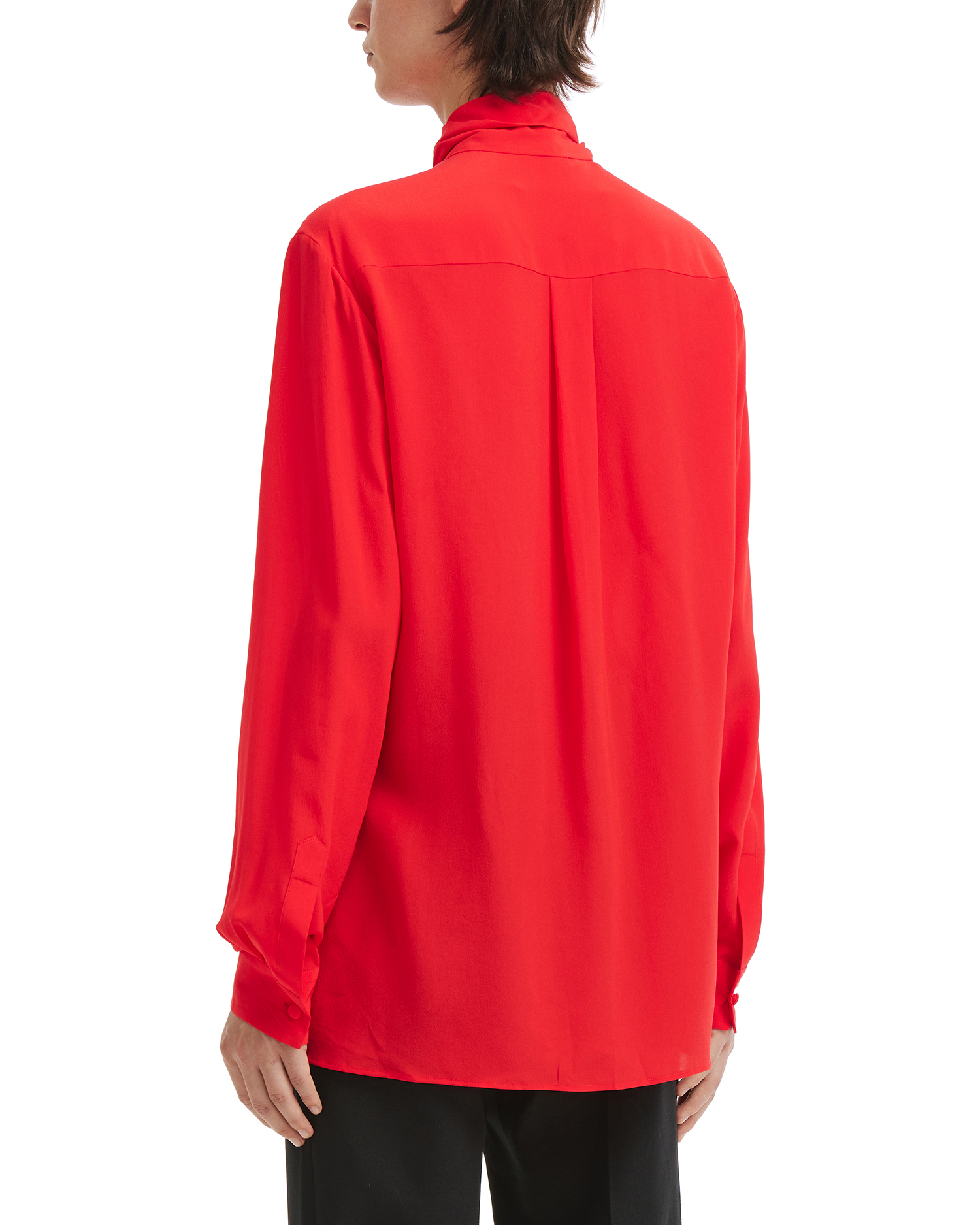 Camisa con cuello bufanda de VALENTINO