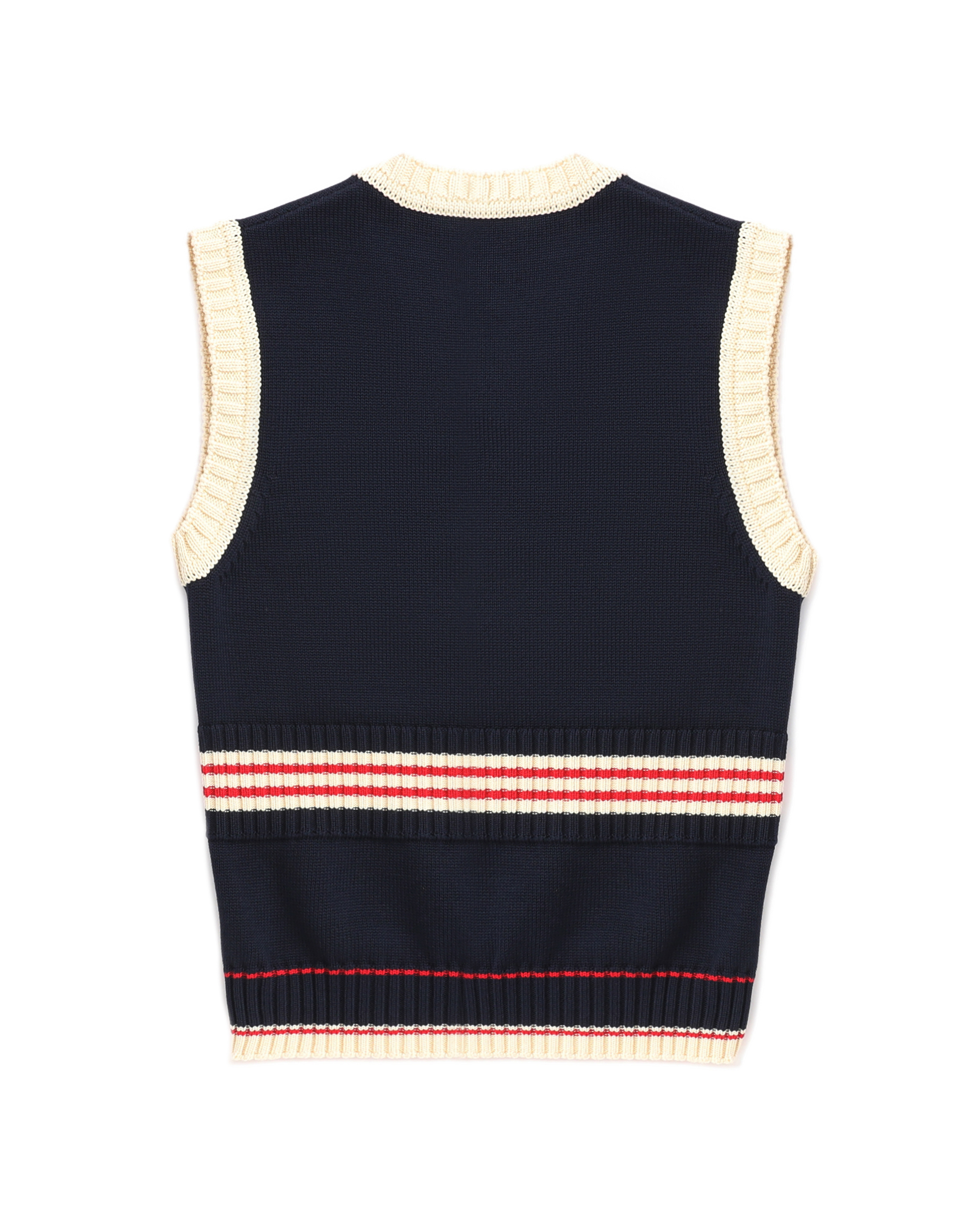 Chaleco de punto con cuello en V de VALENTINO