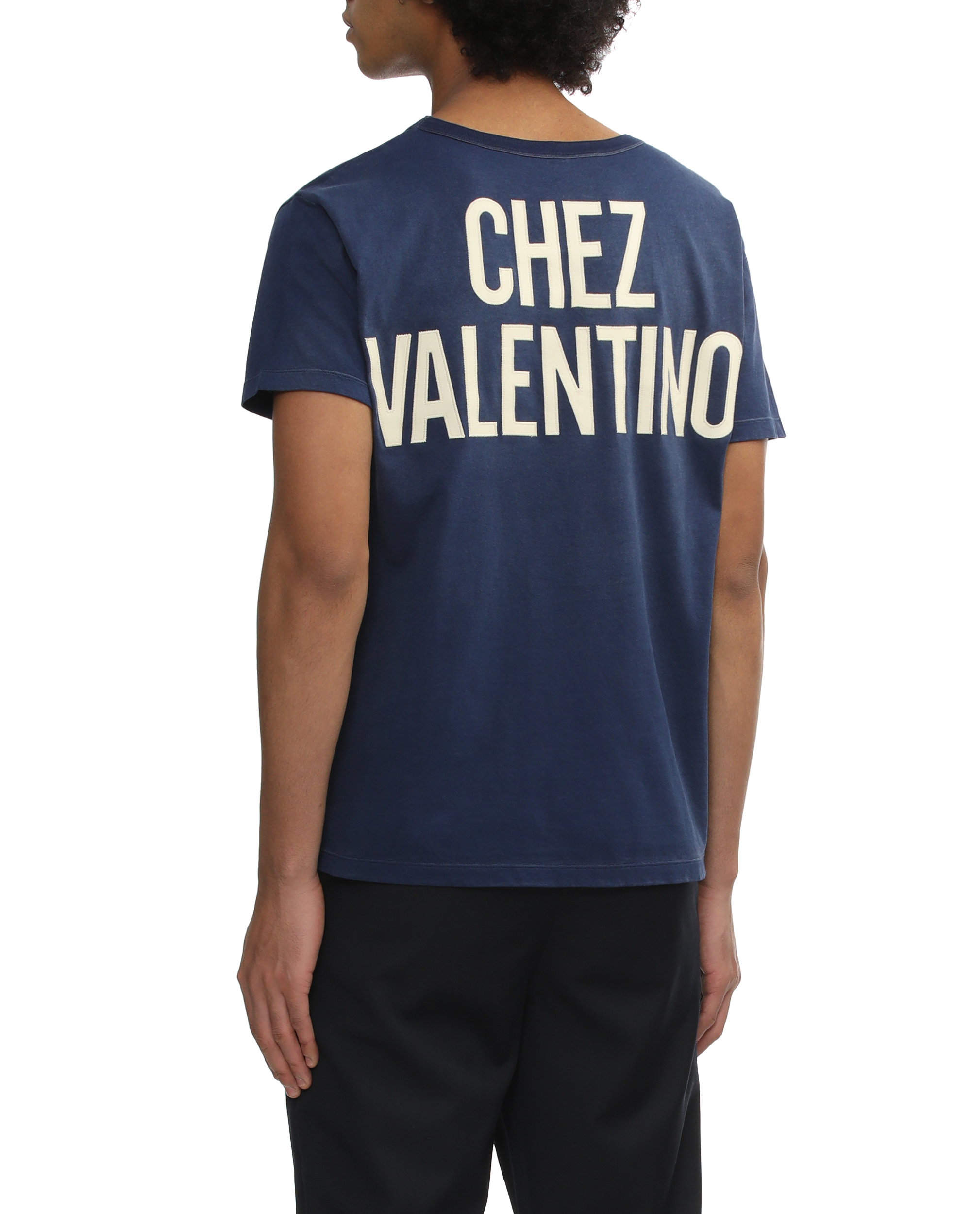 VALENTINO Camiseta con estampado y parche Chez Valentino