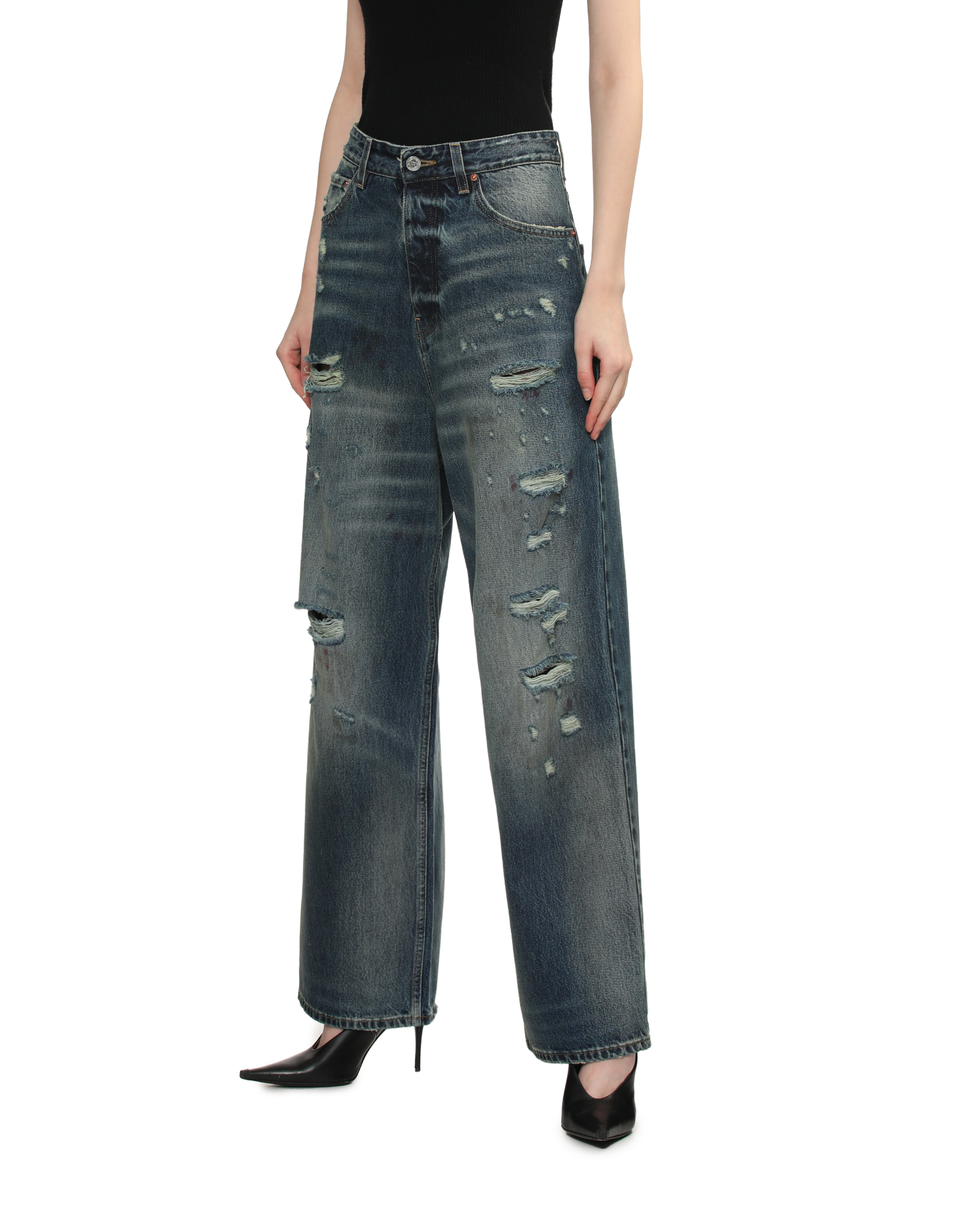 VETEMENTS Vaqueros desgastados