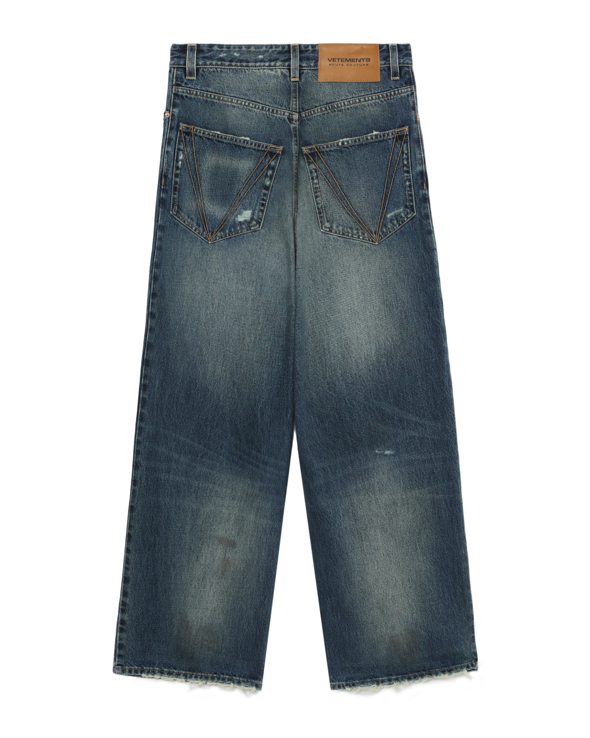 VETEMENTS Vaqueros desgastados