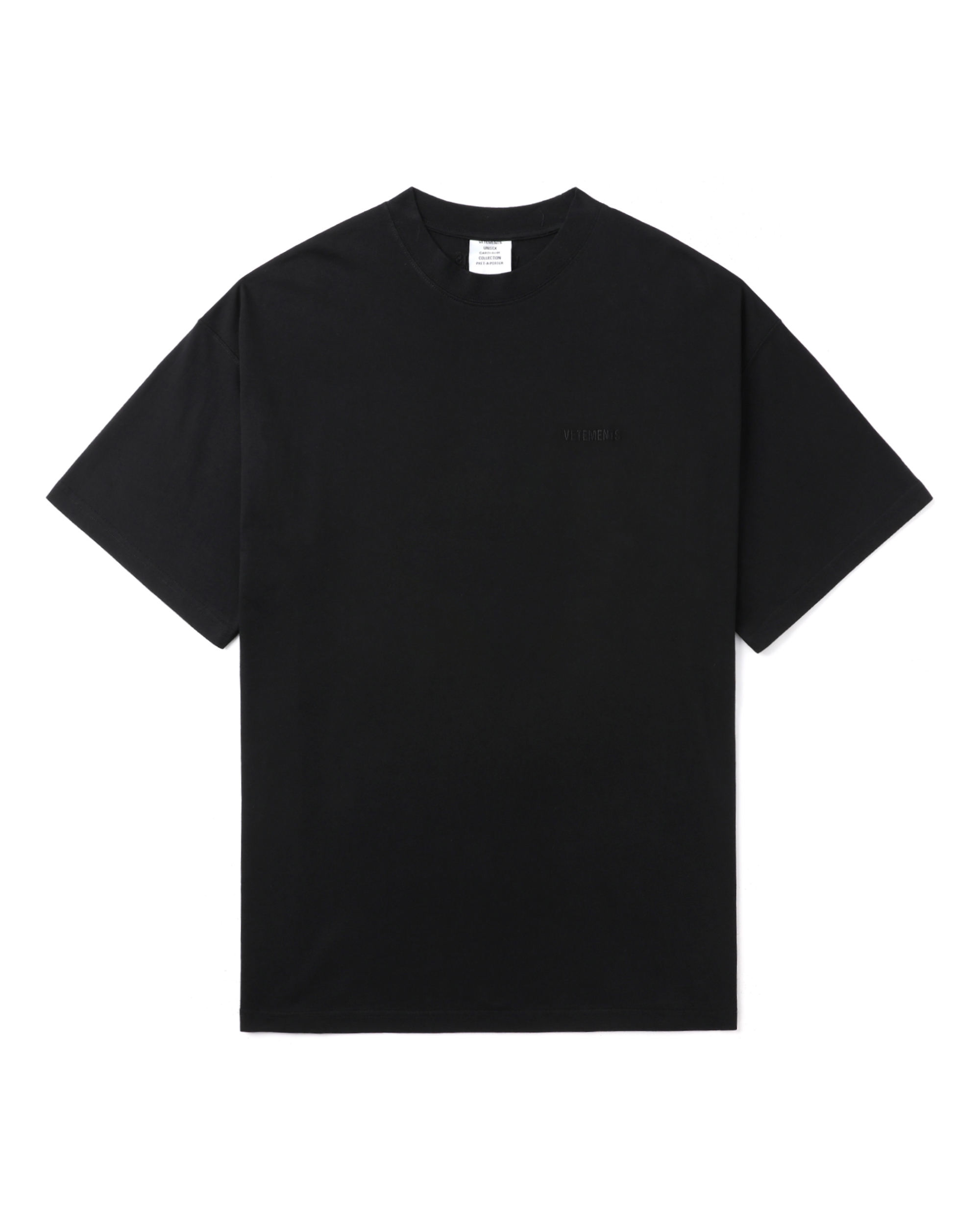 Camiseta con logotipo bordado de VETEMENTS