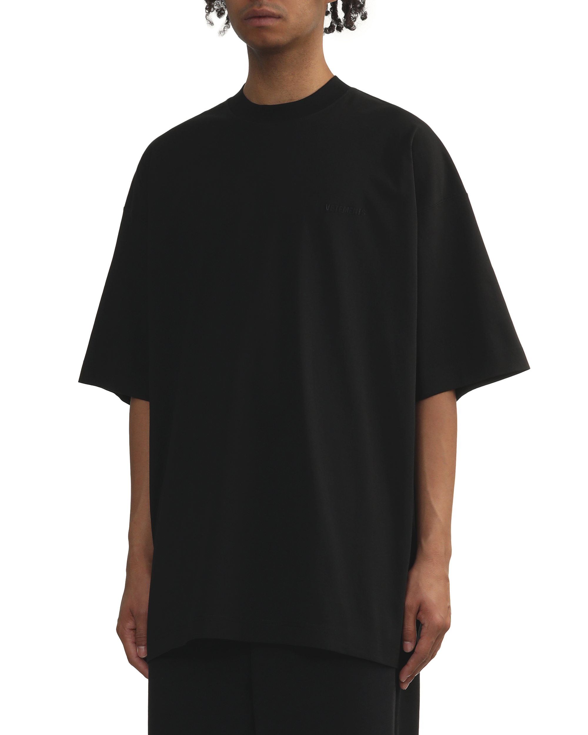 Camiseta con logotipo bordado de VETEMENTS