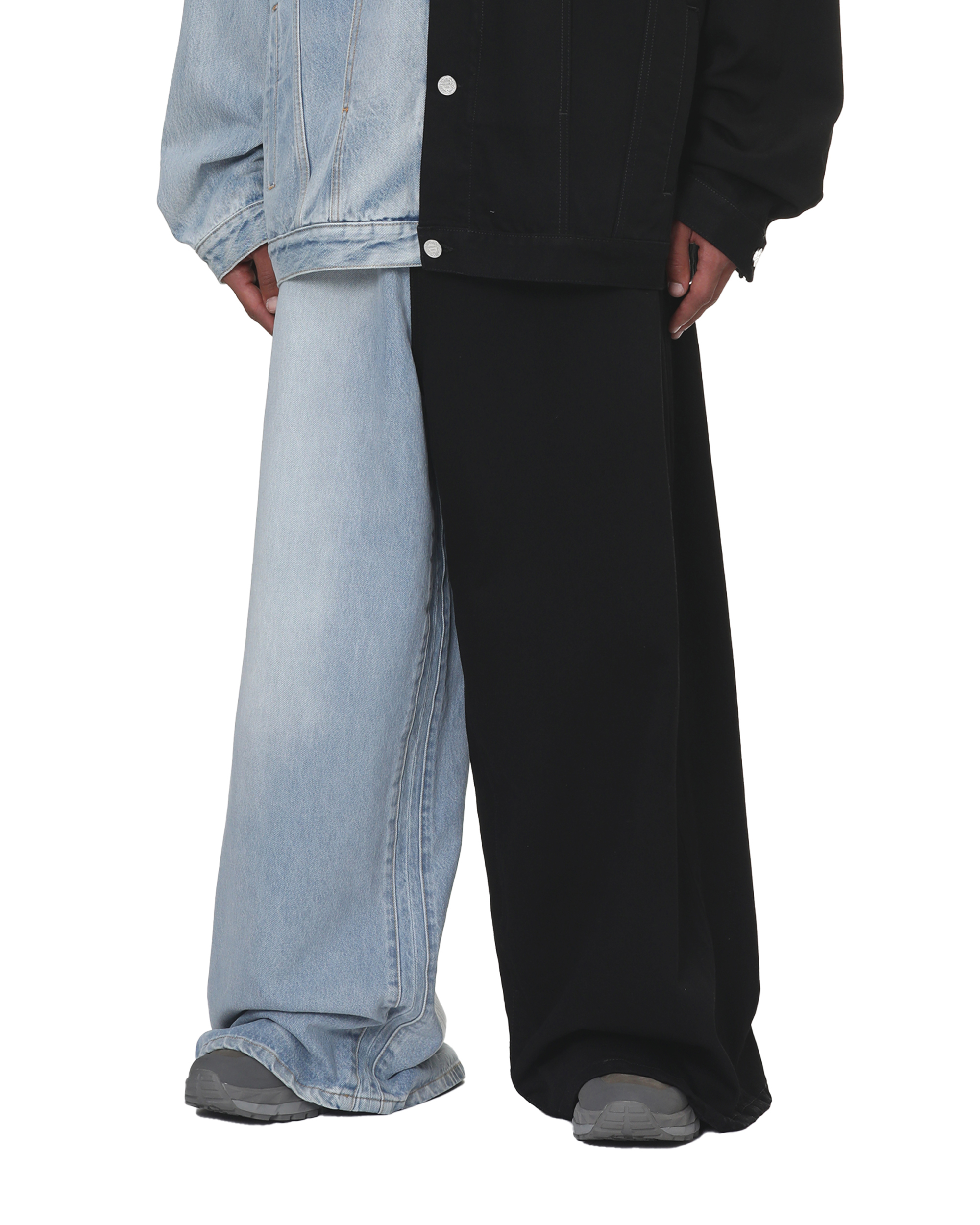 Vaqueros de mezclilla divididos VETEMENTS