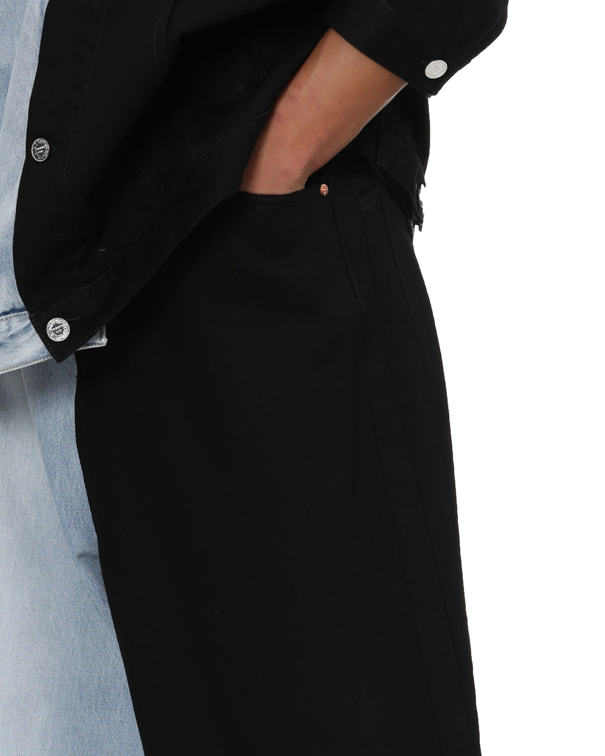 Vaqueros de mezclilla divididos VETEMENTS