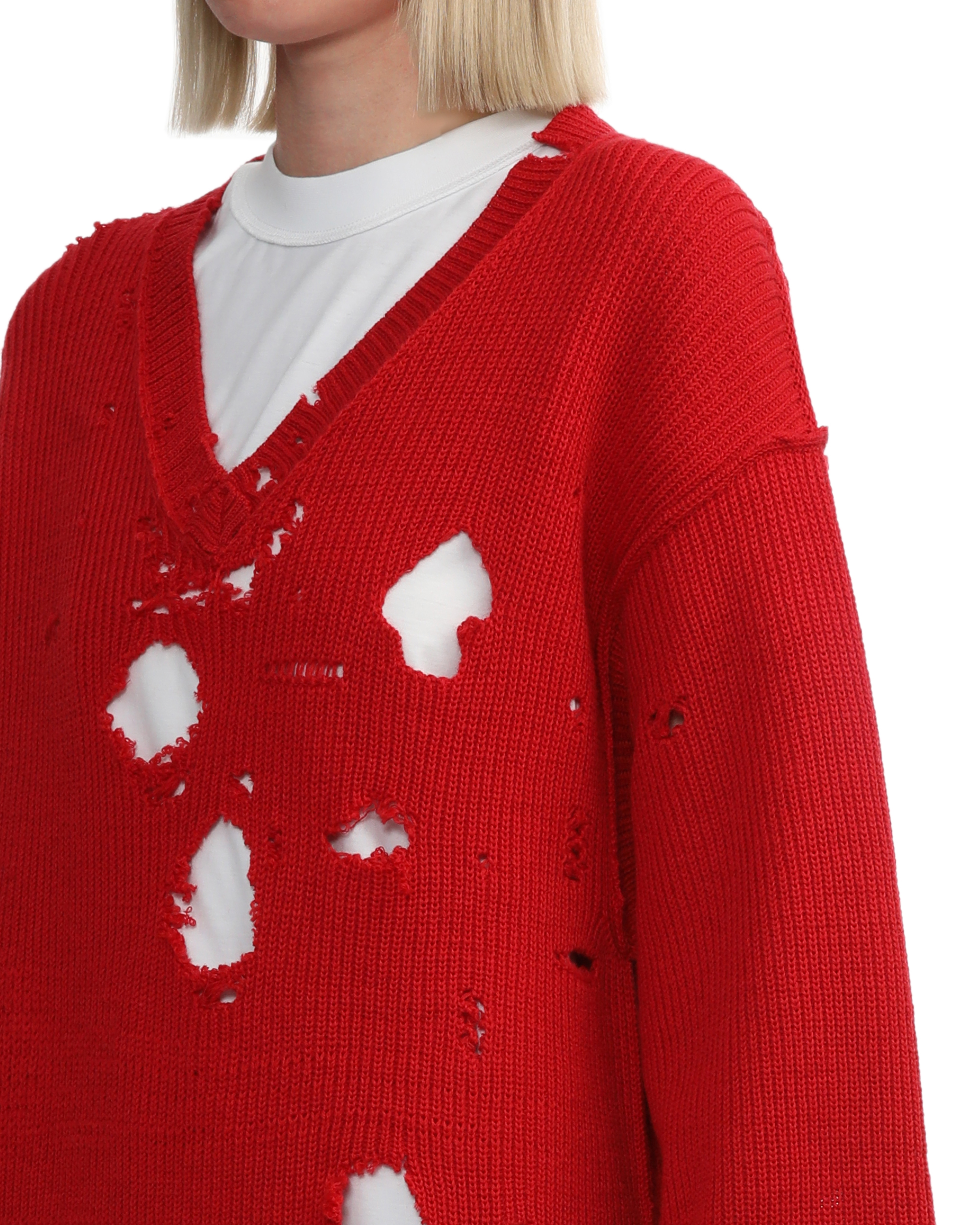 Suéter con cortes VETEMENTS