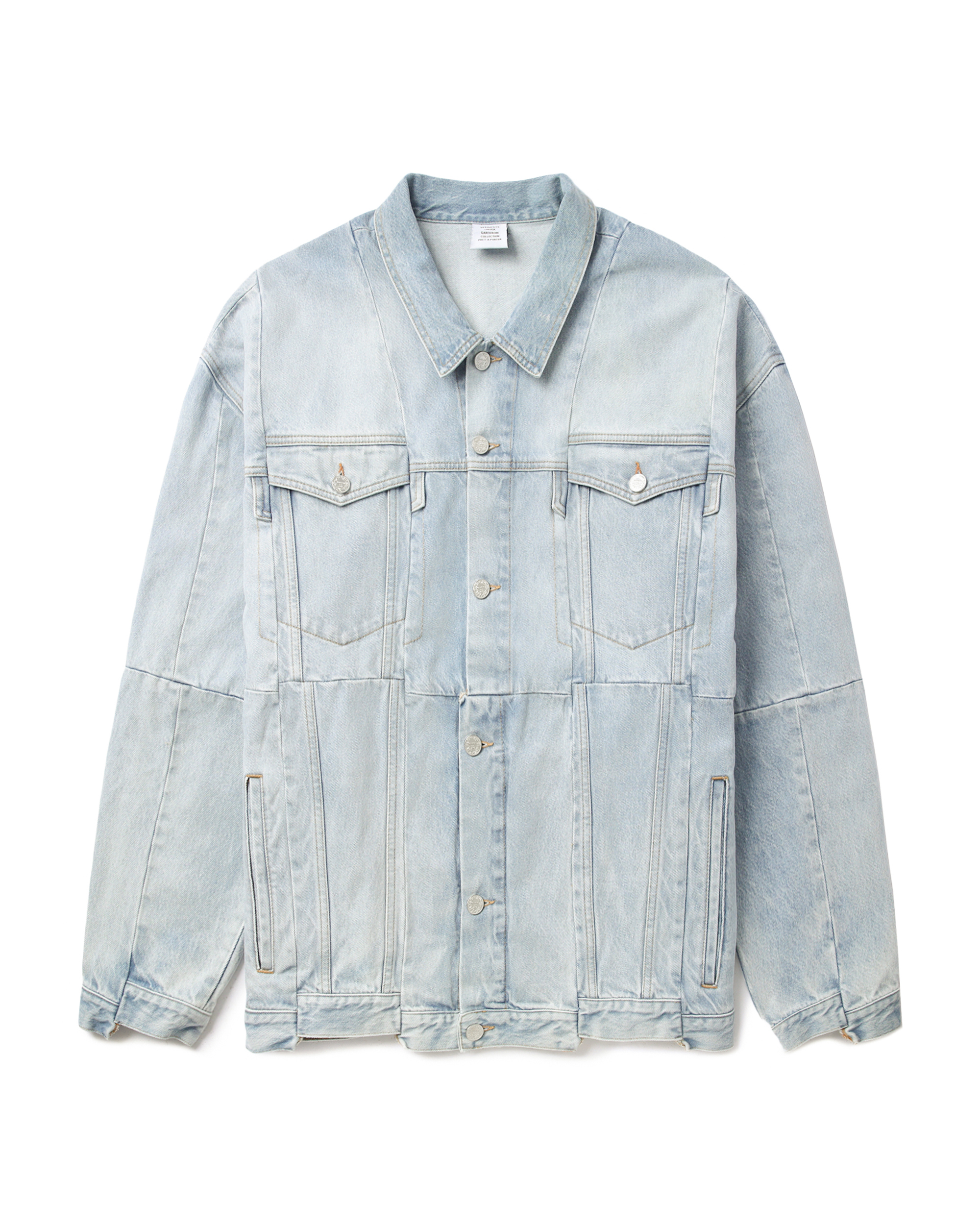 Chaqueta vaquera de patchwork de VETEMENTS