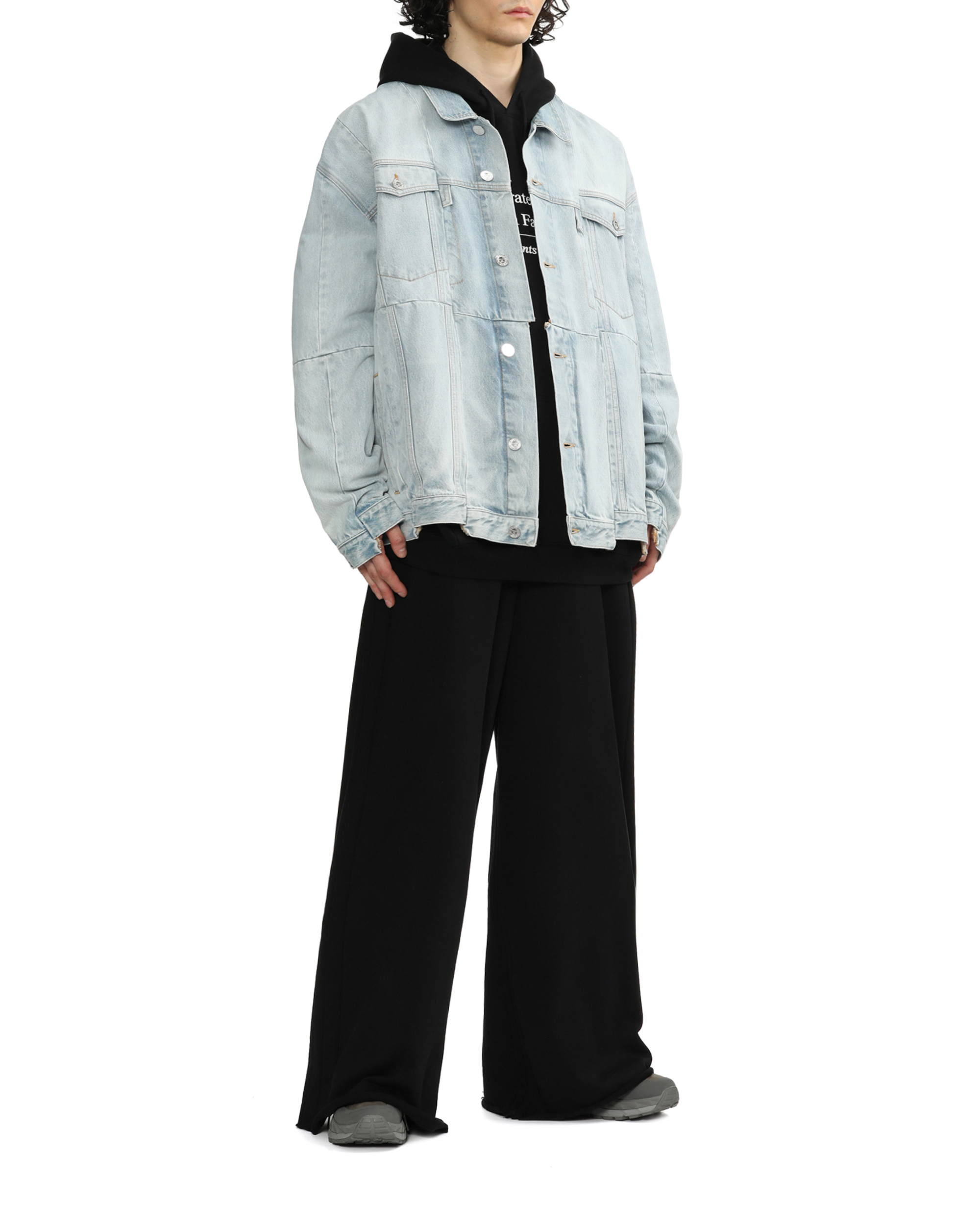 Chaqueta vaquera de patchwork de VETEMENTS