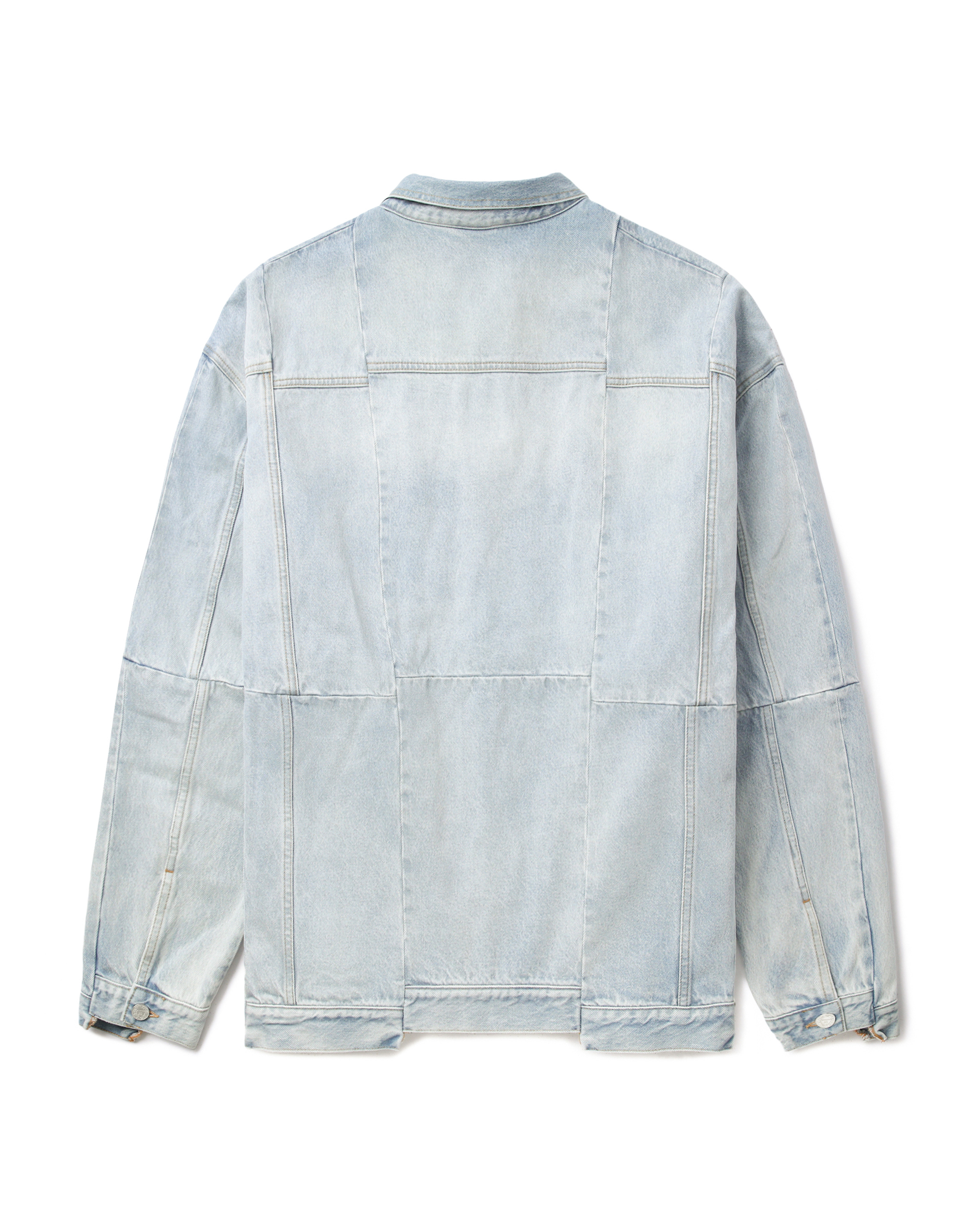 Chaqueta vaquera de patchwork de VETEMENTS