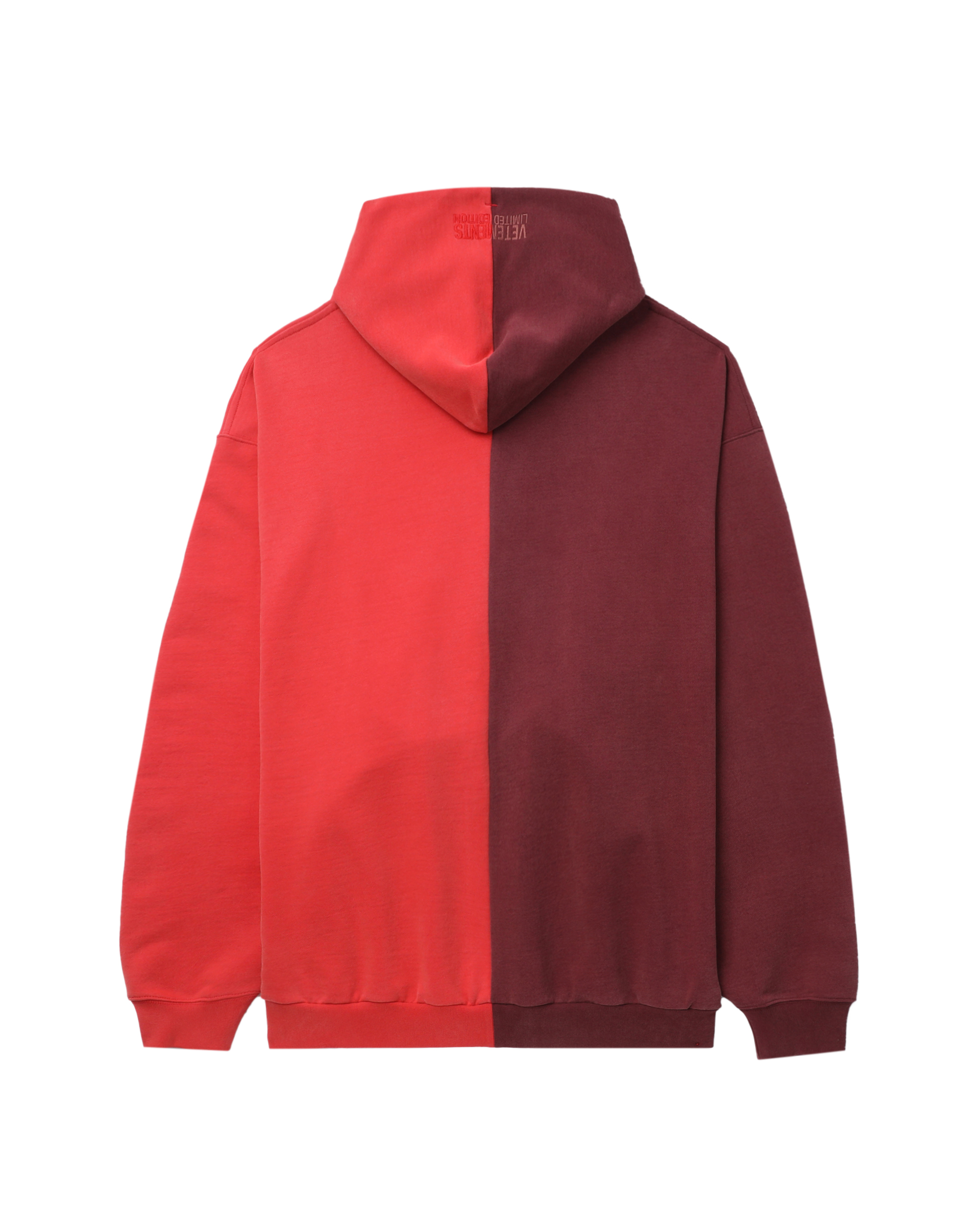 Sudadera con capucha y logotipo bicolor de VETEMENTS