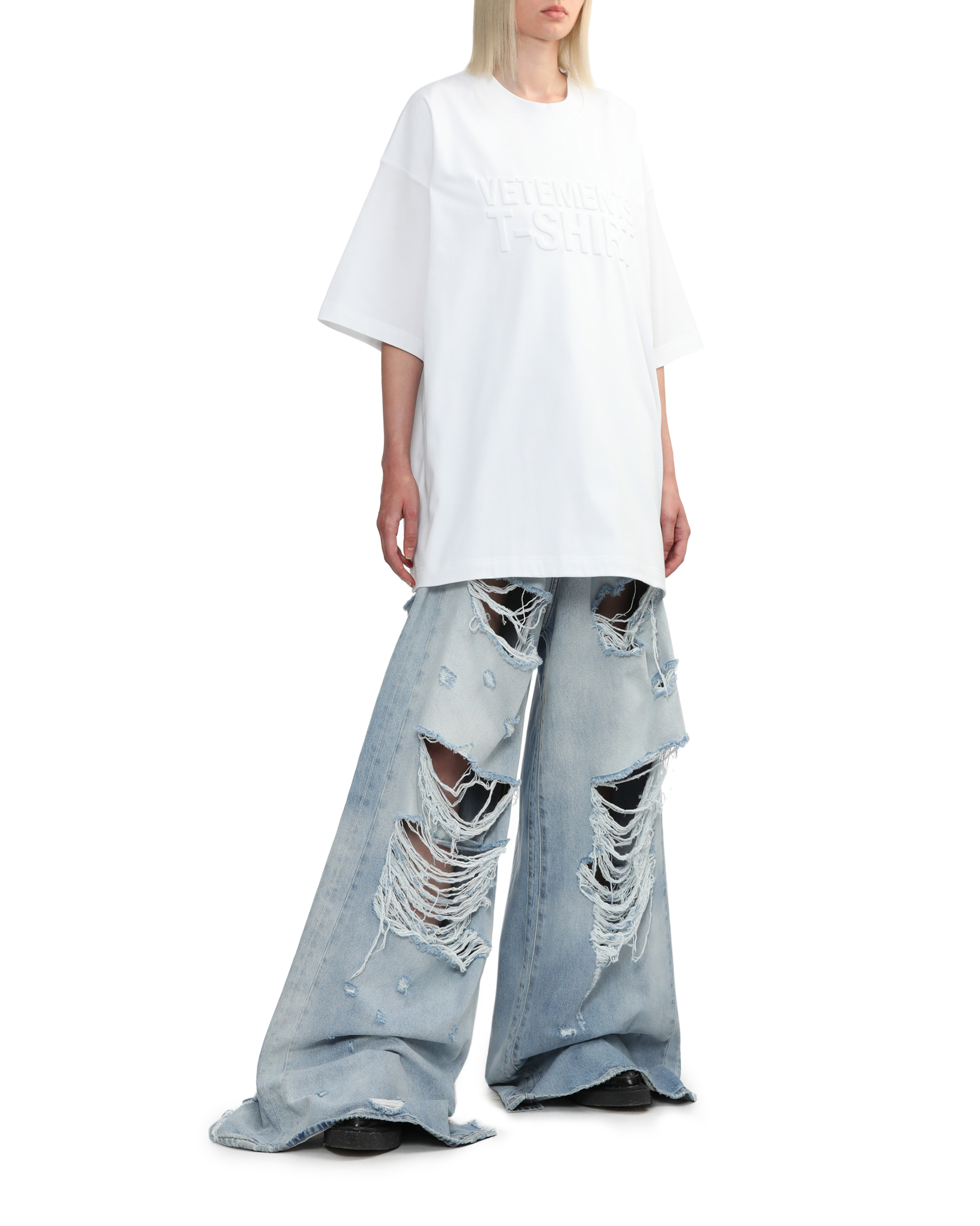 Camiseta con el logotipo Illusion de VETEMENTS