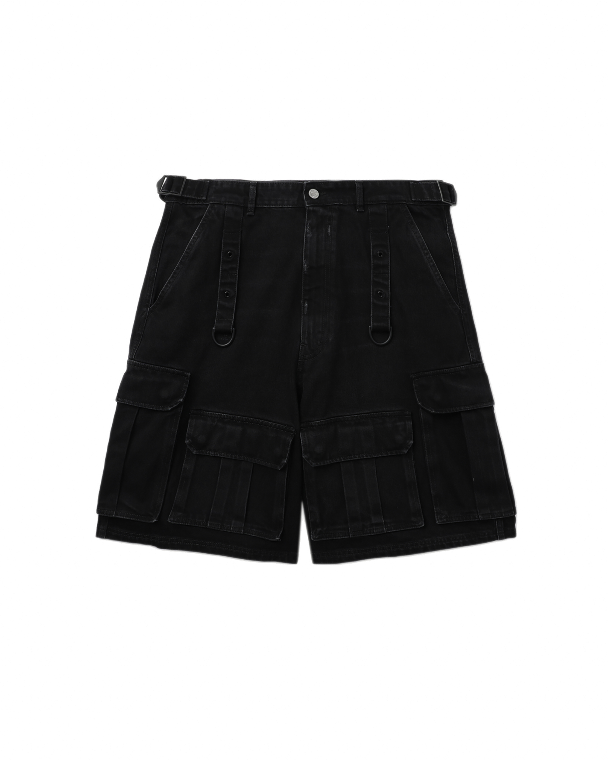 VETEMENTS Shorts vaqueros cargo multibolsillos