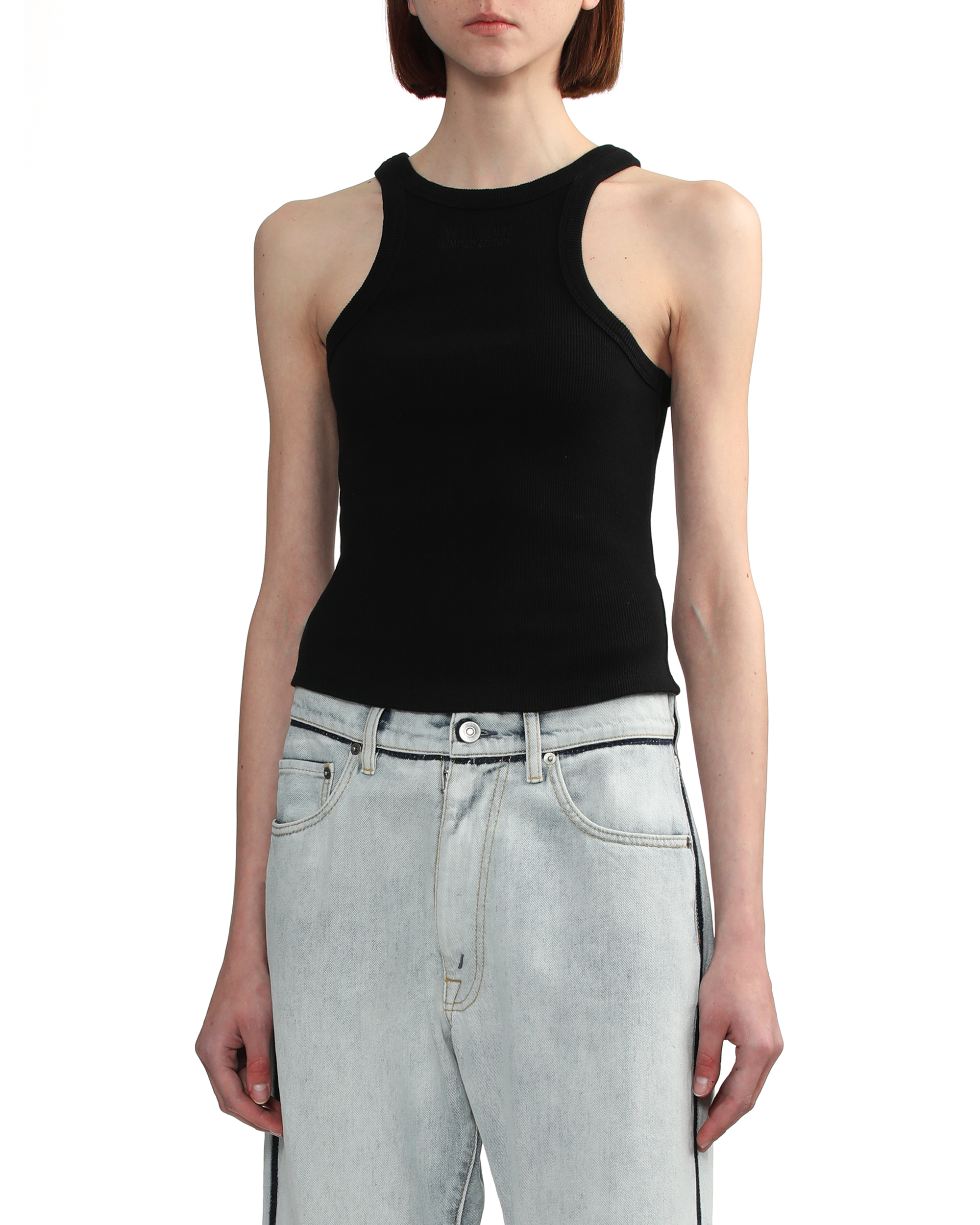 Camiseta de tirantes de carreras VETEMENTS