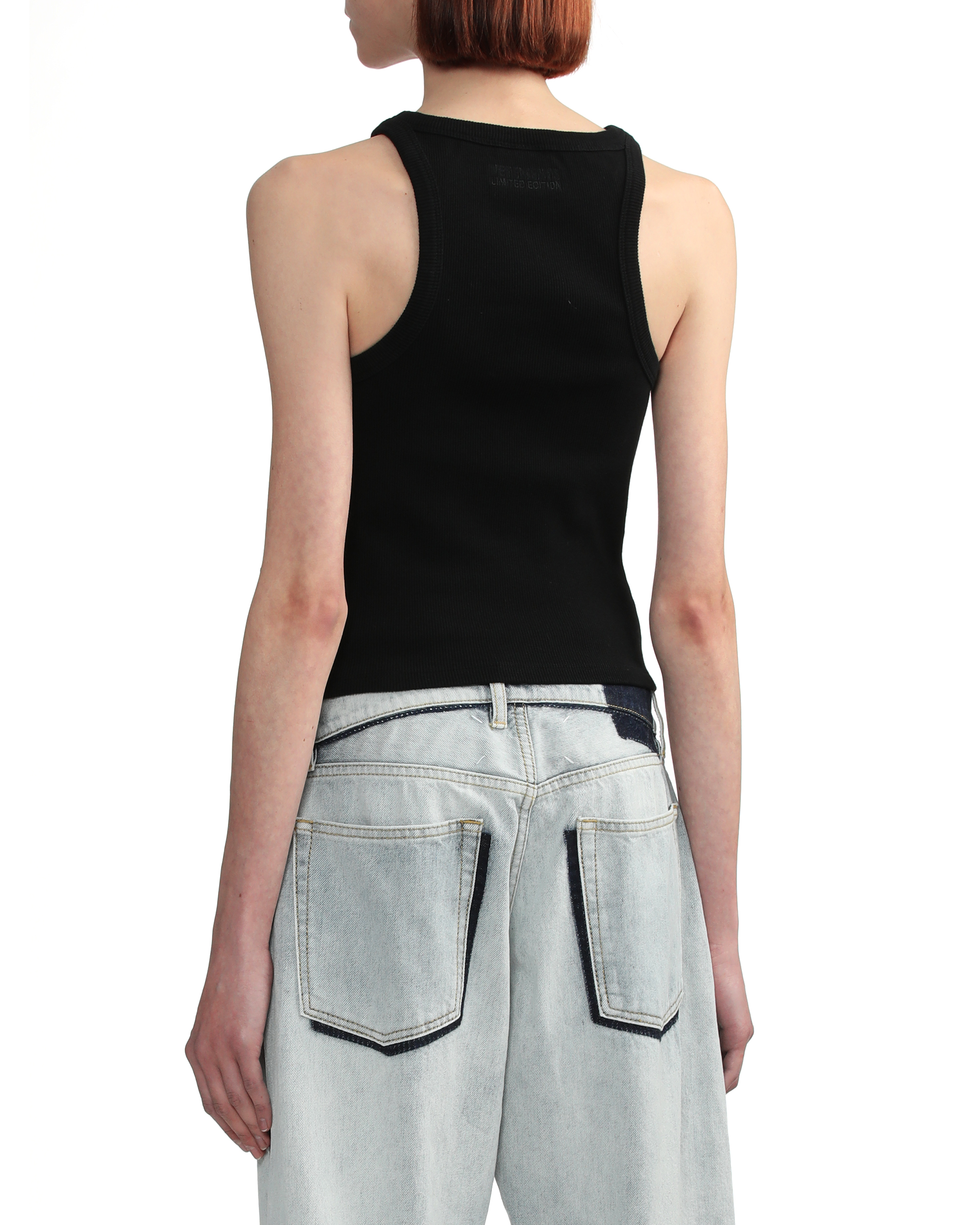 Camiseta de tirantes de carreras VETEMENTS