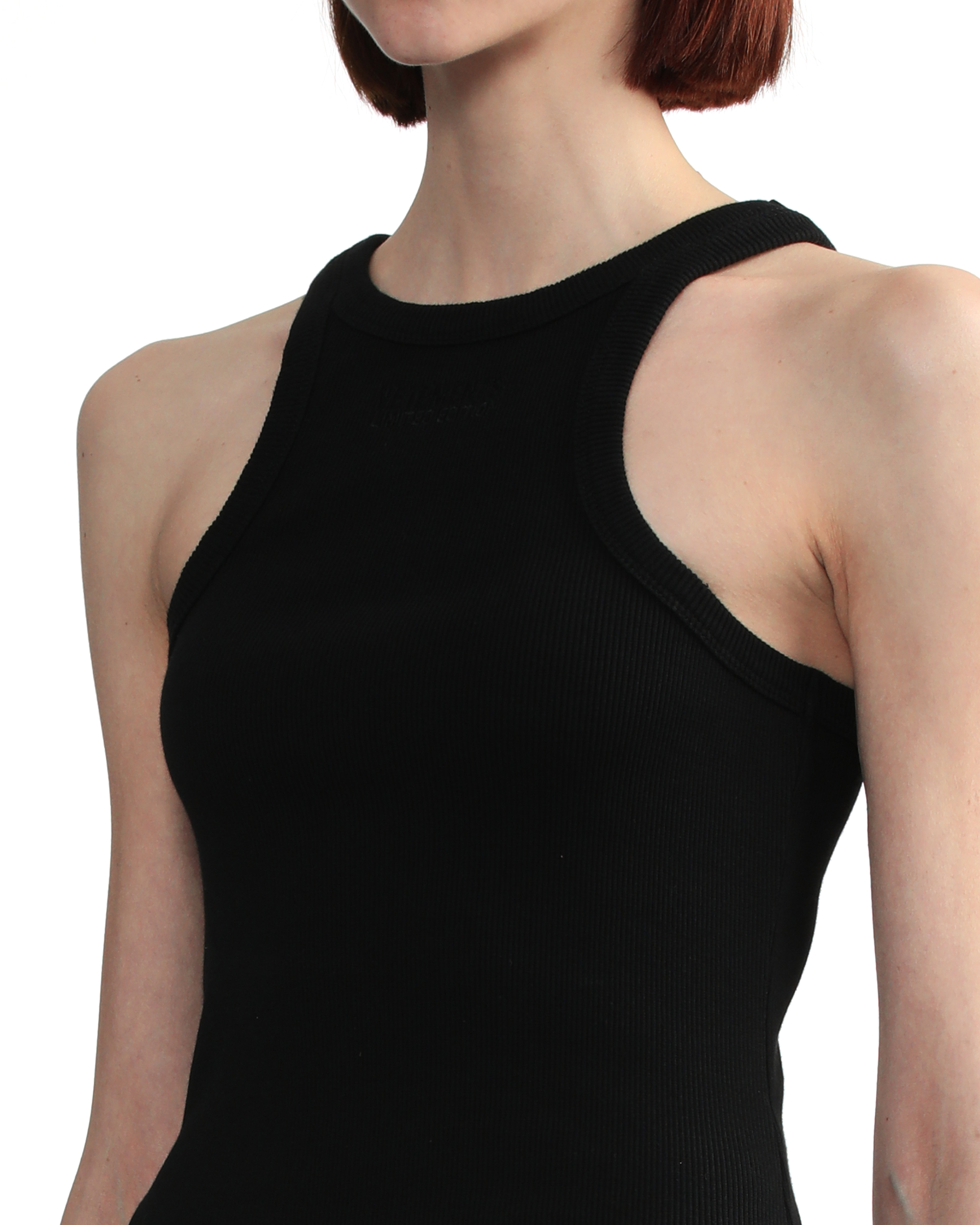 Camiseta de tirantes de carreras VETEMENTS