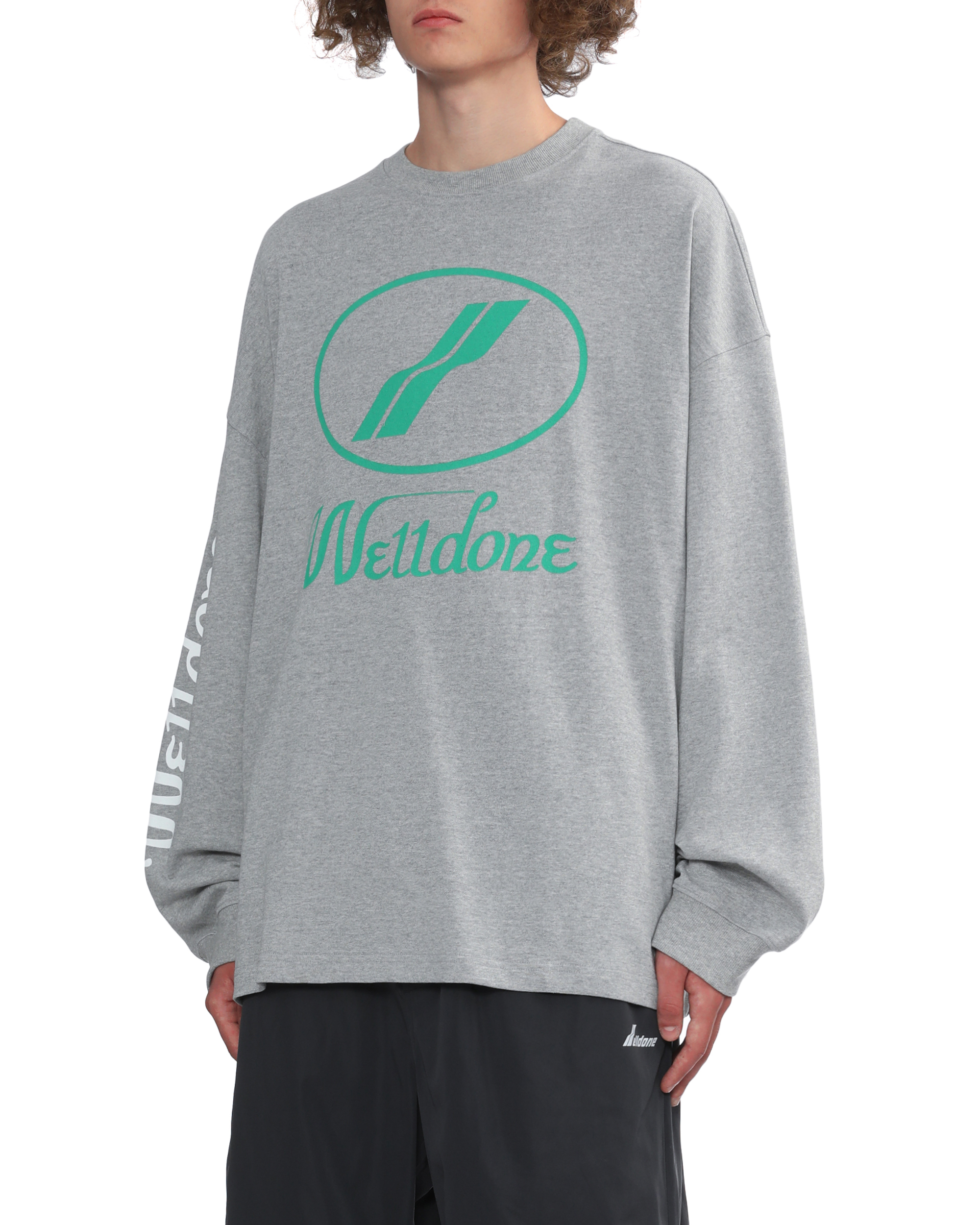 WE11DONE Logo long sleeve tee
