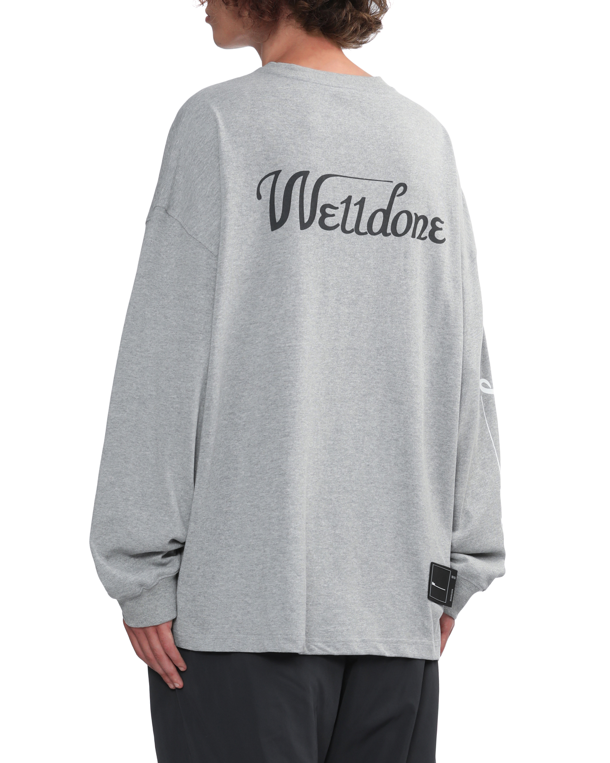 WE11DONE Logo long sleeve tee
