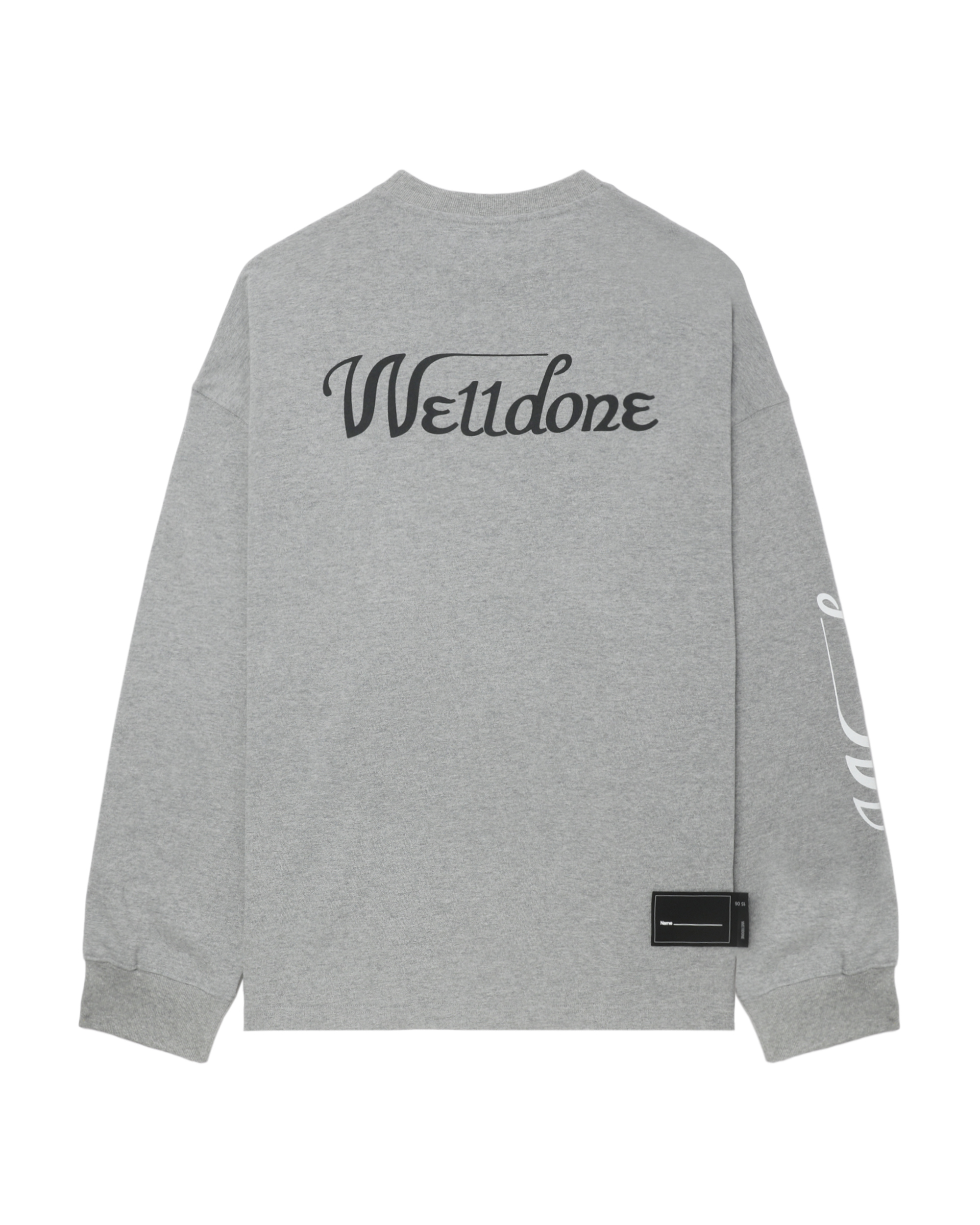WE11DONE Logo long sleeve tee