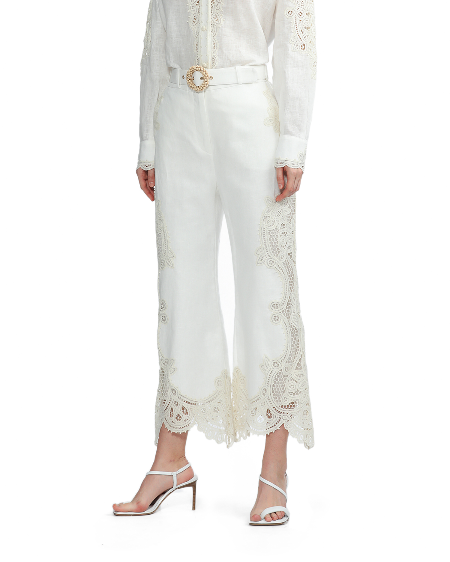 ZIMMERMANN アシンメトリーベルトパンツ