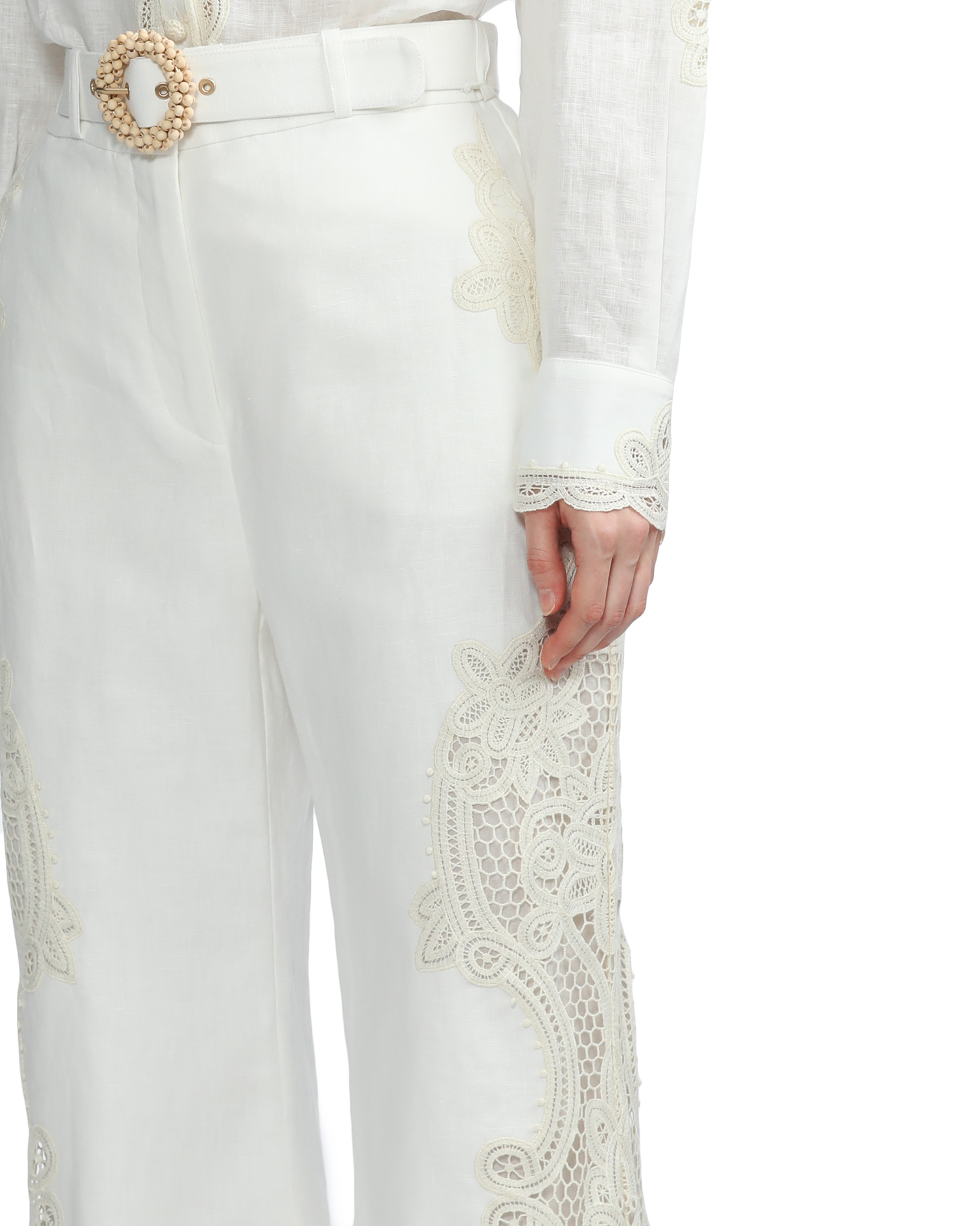 ZIMMERMANN アシンメトリーベルトパンツ